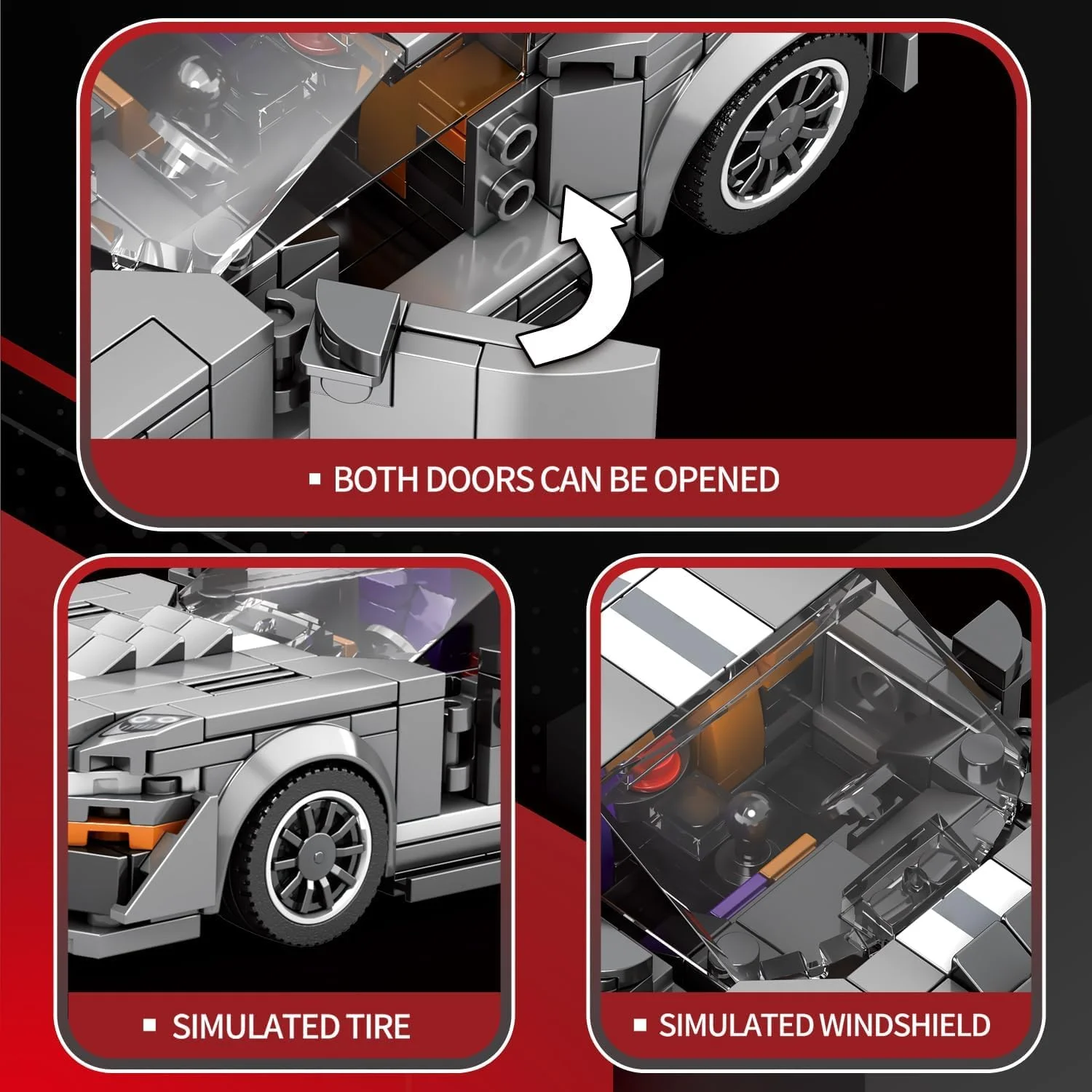 مجموعه ساخت ماشین مسابقه قهرمان سرعت، کیت ماشین اسپرت تکنیک برای پسران و بزرگسالان، اسباب بازی خودرو مسابقه ای MOC، هدایای STEM برای کودکان (8-13 سال) مجموعه ساخت ماشین مسابقه قهرمان سرعت، کیت ماشین اسپرت تکنیک برای پسران و بزرگسالان، اسباب بازی خودرو مسابقه ای MOC، هدایای STEM برای کودکان (8-13 سال)