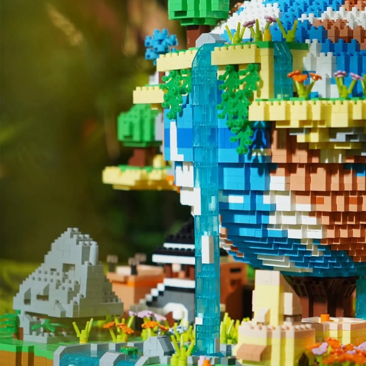 مجموعه بلوک های ساختمانی دهکده جهانی معماری KASTWAVE، مدل اسباب بازی معماری دهکده جهانی ایده های خلاقانه، اسباب بازی های مدل معماری هدیه برای کودکان و بزرگسالان (5452 قطعه)