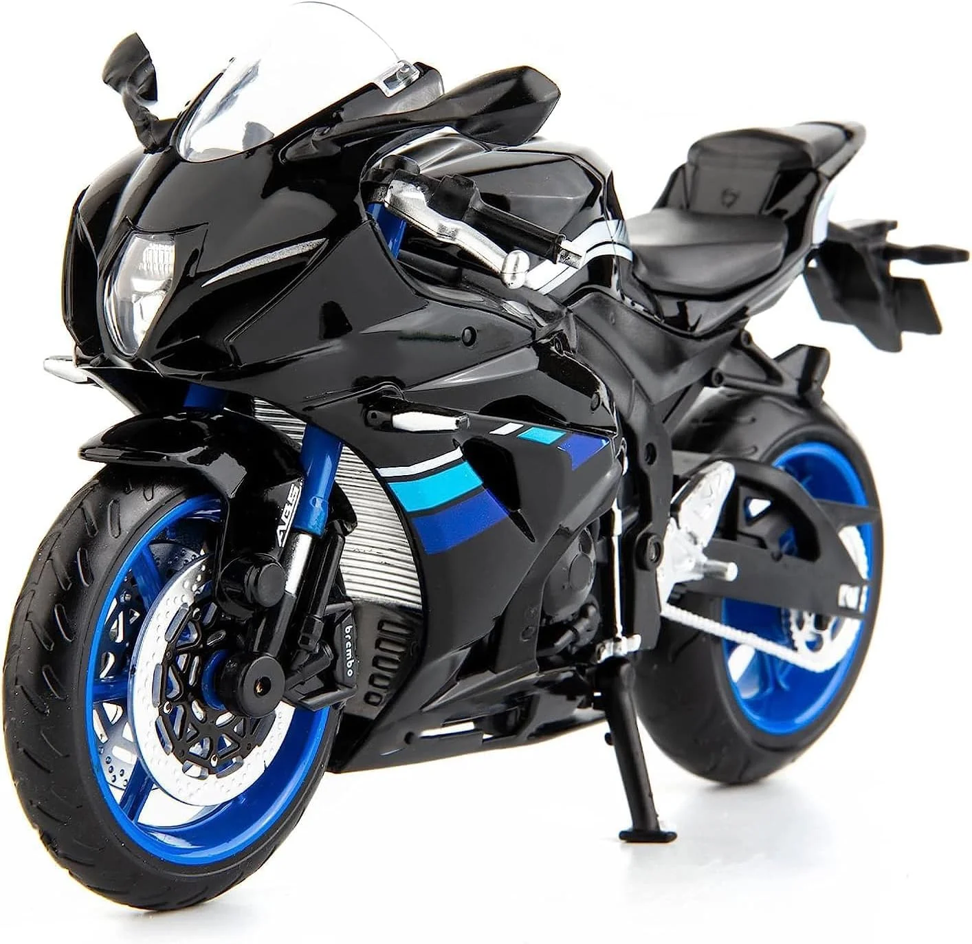 مدل موتورسیکلت اسباب بازی KASTWAVE مقیاس 1/12، مینیاتوری فلزی دایکست آلیاژی، مدل مشکی، کلکسیونی، هدیه برای مردان و پسران مدل موتورسیکلت اسباب بازی KASTWAVE مقیاس 1/12، مینیاتوری فلزی دایکست آلیاژی، مدل مشکی، کلکسیونی، هدیه برای مردان و پسران