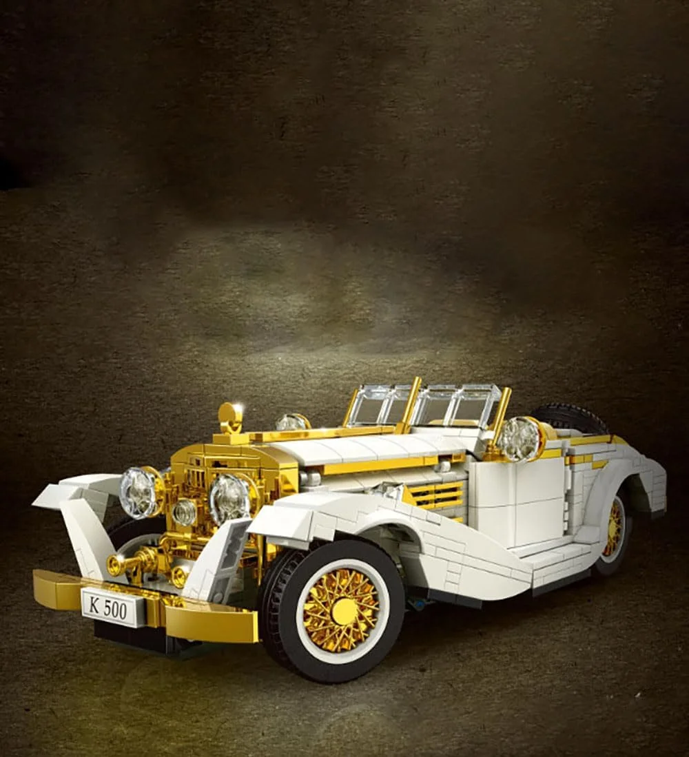 مجموعه ساختنی ماشین مدل قدیمی K500 کینگ، 868 قطعه با جزئیات واقعی و قطعات متحرک برای کودکان، نوجوانان و کلکسیونرهای بزرگسال مجموعه ساختنی ماشین مدل قدیمی K500 کینگ، 868 قطعه با جزئیات واقعی و قطعات متحرک برای کودکان، نوجوانان و کلکسیونرهای بزرگسال