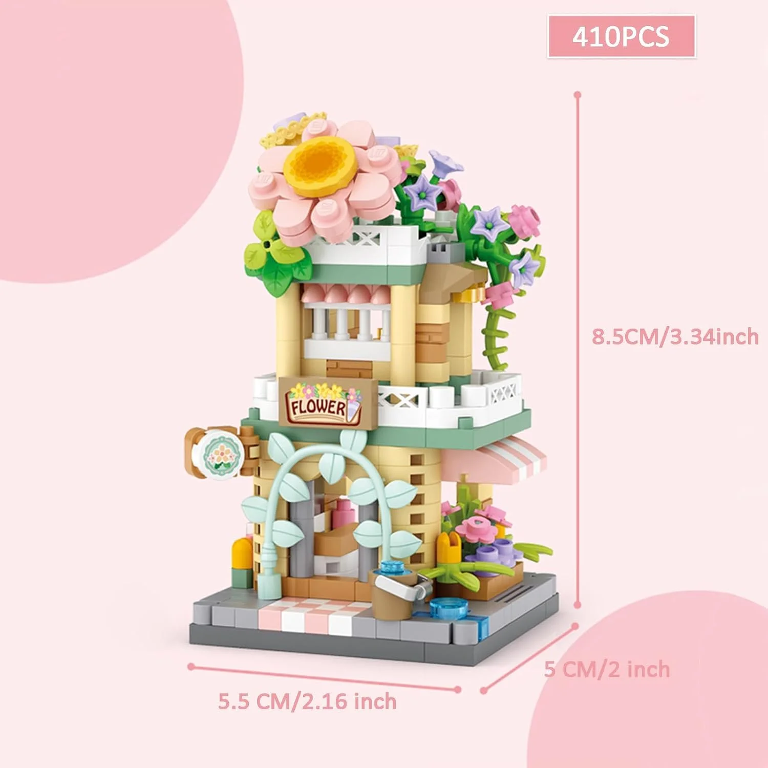 ۴ مجموعه بلوک ساختمانی مینی فروشگاه شهری، فروشگاه بستنی، کافه پاندا، استودیو عکاسی و گل فروشی، مجموعه معماری شبیه سازی، اسباب بازی ساختنی DIY برای دکوراسیون منزل ۴ مجموعه بلوک ساختمانی مینی فروشگاه شهری، فروشگاه بستنی، کافه پاندا، استودیو عکاسی و گل فروشی، مجموعه معماری شبیه سازی، اسباب بازی ساختنی DIY برای دکوراسیون منزل