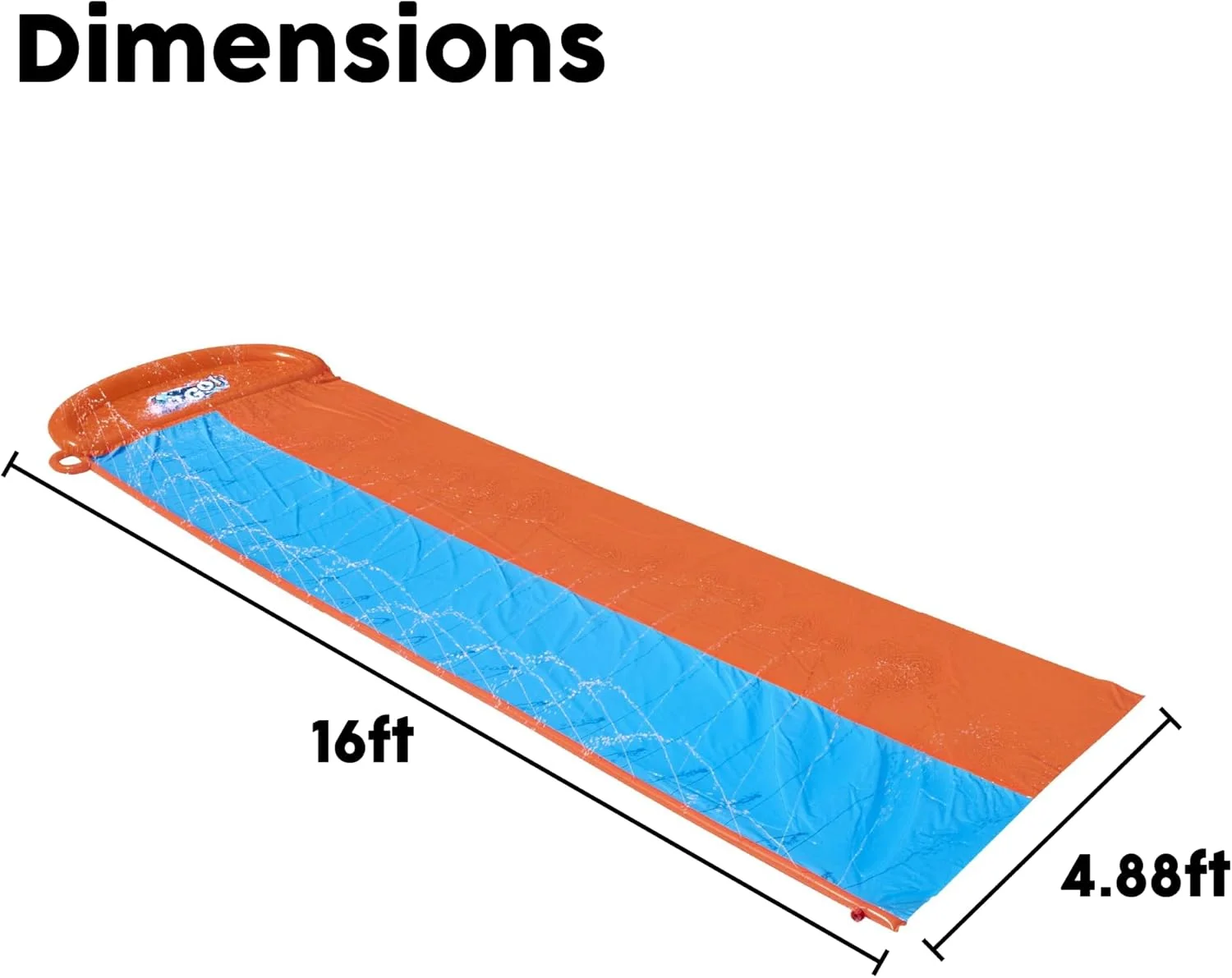 سرسره آبی سه نفره بست وی مدل H2OGO طول 488 سانتی متر