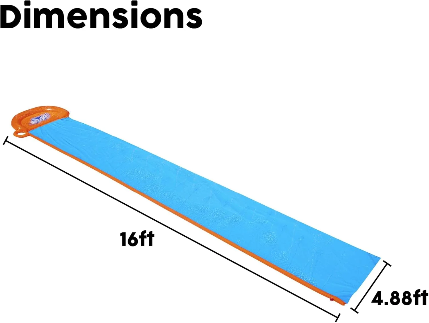 سرسره بادی تک نفره بست وی مدل H2OGO! به طول 4.88 متر