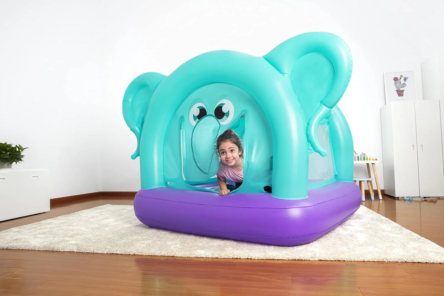 جامپینگ بادی طرح فیل پر انرژی بست وی ابعاد 203X155X135 سانتی متر جامپینگ بادی طرح فیل پر انرژی بست وی ابعاد 203X155X135 سانتی متر