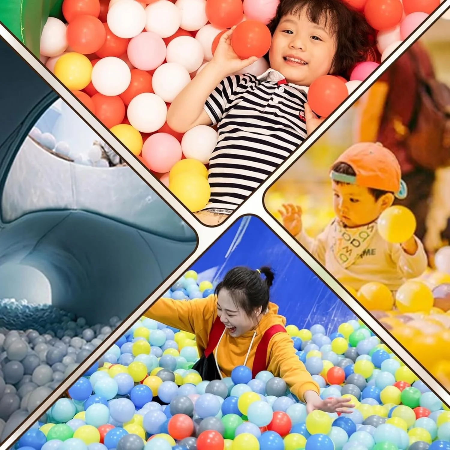 توپ استخر توپ اِی اِم اِی اِن اِی برای نوزاد و کودک نوپا، توپ های رنگارنگ در اسباب بازی های بازی قابل استفاده مجدد برای کودکان، 100 عدد توپ پلاستیکی اسباب بازی برای استخر توپ، اسباب بازی های آبی استخر کودکان، توپ های اقیانوسی ماکارون توپ استخر توپ اِی اِم اِی اِن اِی برای نوزاد و کودک نوپا، توپ های رنگارنگ در اسباب بازی های بازی قابل استفاده مجدد برای کودکان، 100 عدد توپ پلاستیکی اسباب بازی برای استخر توپ، اسباب بازی های آبی استخر کودکان، توپ های اقیانوسی ماکارون