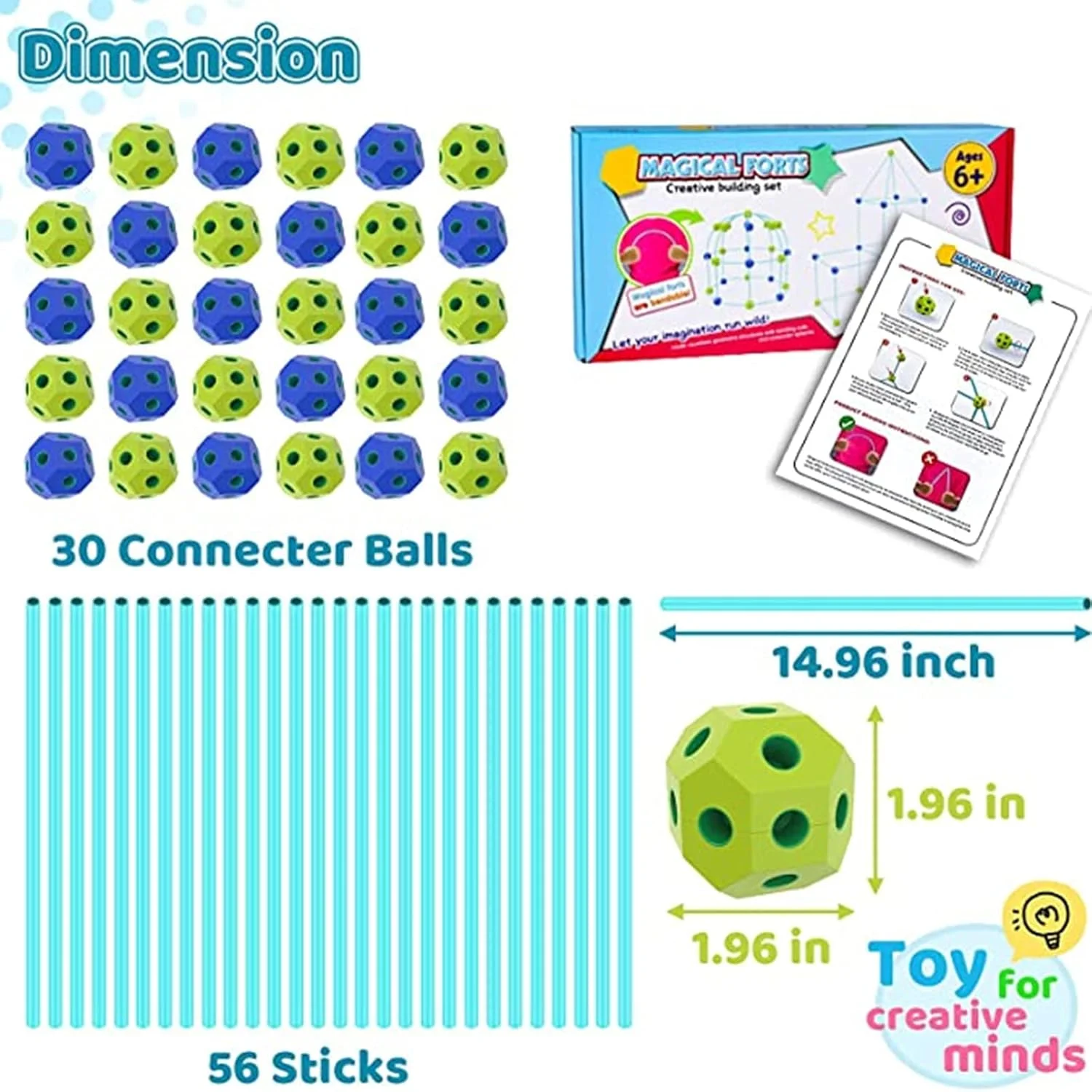 مجموعه ساختنی قلعه AM ANNA، درخشان در تاریکی، 86 قطعه، هدیه ای برای پسران 6+ سال، اسباب بازی های STEM، سازنده قلعه در فضای باز برای کودکان 4-8 سال، قلعه های جادویی DIY (مجموعه ساخت قلعه درخشان) مجموعه ساختنی قلعه AM ANNA، درخشان در تاریکی، 86 قطعه، هدیه ای برای پسران 6+ سال، اسباب بازی های STEM، سازنده قلعه در فضای باز برای کودکان 4-8 سال، قلعه های جادویی DIY (مجموعه ساخت قلعه درخشان)