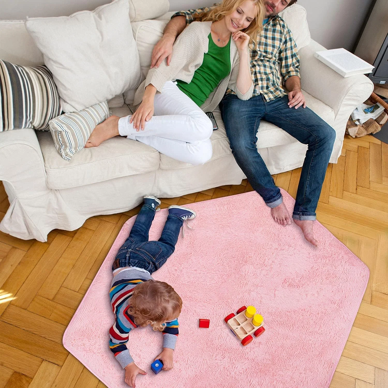 پد زیرانداز فرش موموبیر، تشک بازی، کوسن مناسب چادر بازی کودکان، شش ضلعی، قلعه پرنسس