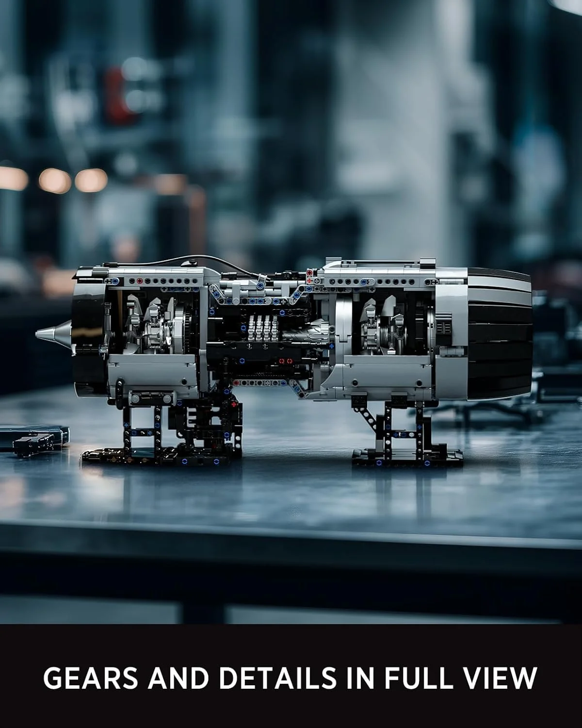 مجموعه ساخت موتور توربوفن Nifeliz، مدل چالش مهندسی برای کلکسیونرهای بزرگسال، پروژه علوم فیزیکی و قطعه نمایشی (2216 قطعه، NF10317) مجموعه ساخت موتور توربوفن Nifeliz، مدل چالش مهندسی برای کلکسیونرهای بزرگسال، پروژه علوم فیزیکی و قطعه نمایشی (2216 قطعه، NF10317)