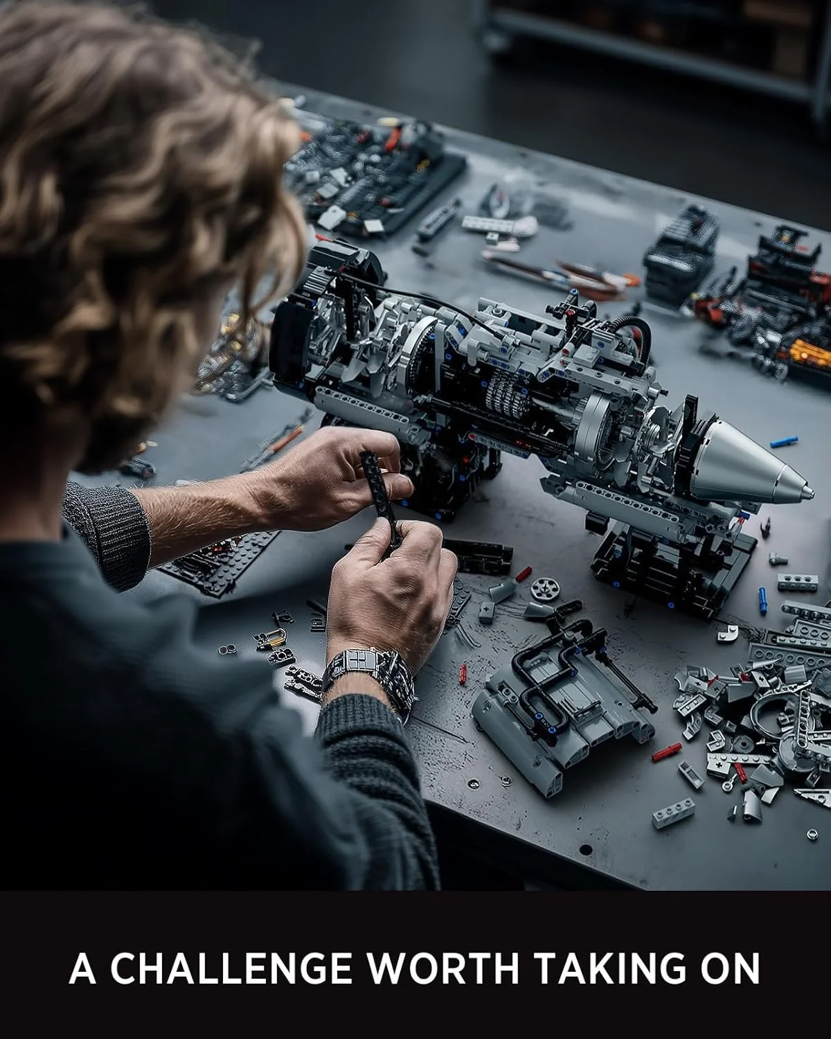 مجموعه ساخت موتور توربوفن Nifeliz، مدل چالش مهندسی برای کلکسیونرهای بزرگسال، پروژه علوم فیزیکی و قطعه نمایشی (2216 قطعه، NF10317) مجموعه ساخت موتور توربوفن Nifeliz، مدل چالش مهندسی برای کلکسیونرهای بزرگسال، پروژه علوم فیزیکی و قطعه نمایشی (2216 قطعه، NF10317)