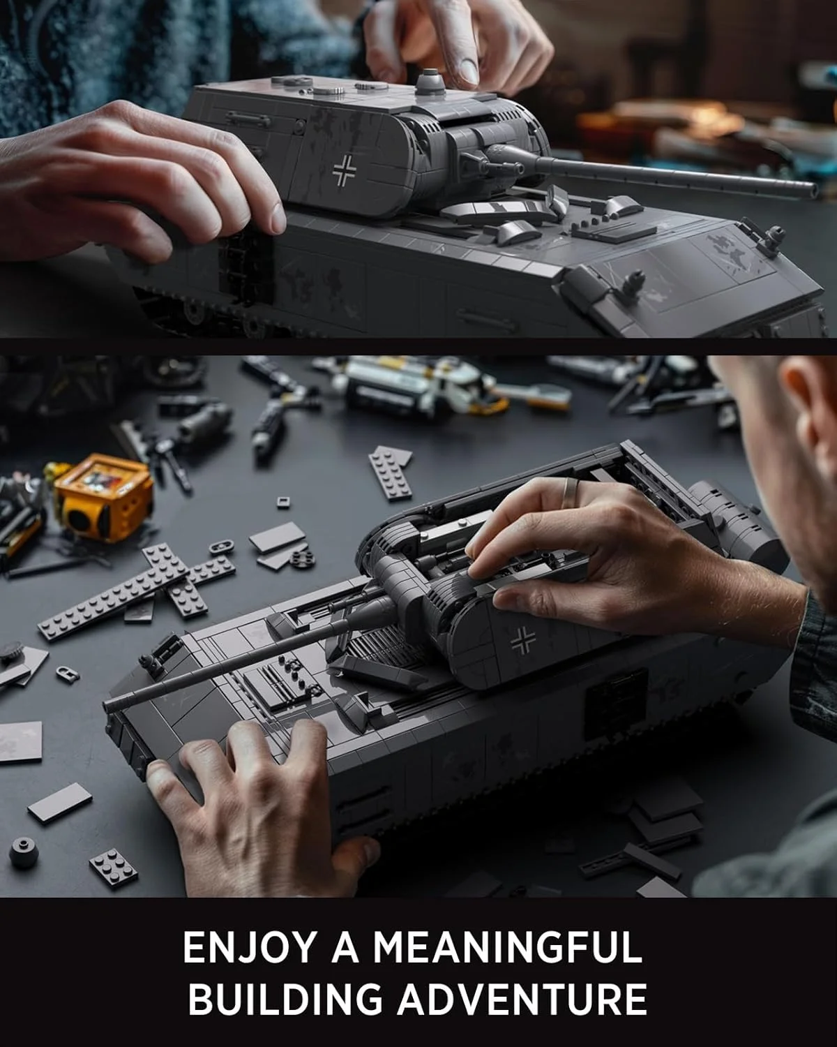 مدل ساخت تانک Nifeliz Panzer VIII Maus، تانک نظامی کلکسیونی جنگ جهانی دوم برای بزرگسالان، مدل ارتشی برای ساخت و نمایش، هدیه ای ایده آل برای علاقه مندان به ارتش (2272 قطعه، NF10289) مدل ساخت تانک Nifeliz Panzer VIII Maus، تانک نظامی کلکسیونی جنگ جهانی دوم برای بزرگسالان، مدل ارتشی برای ساخت و نمایش، هدیه ای ایده آل برای علاقه مندان به ارتش (2272 قطعه، NF10289)