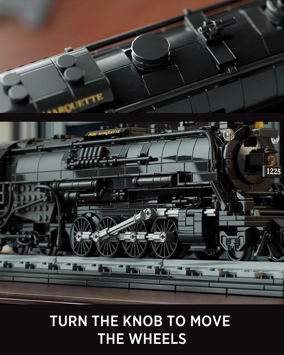 مجموعه بلوک های ساختنی قطار بخار قدیمی Nifeliz Zug 1225، اسباب بازی ساخت راه آهن لوکوموتیو، یک ایده هدیه ایده آل برای مردان و زنان (1587 قطعه، NF10323) مجموعه بلوک های ساختنی قطار بخار قدیمی Nifeliz Zug 1225، اسباب بازی ساخت راه آهن لوکوموتیو، یک ایده هدیه ایده آل برای مردان و زنان (1587 قطعه، NF10323)