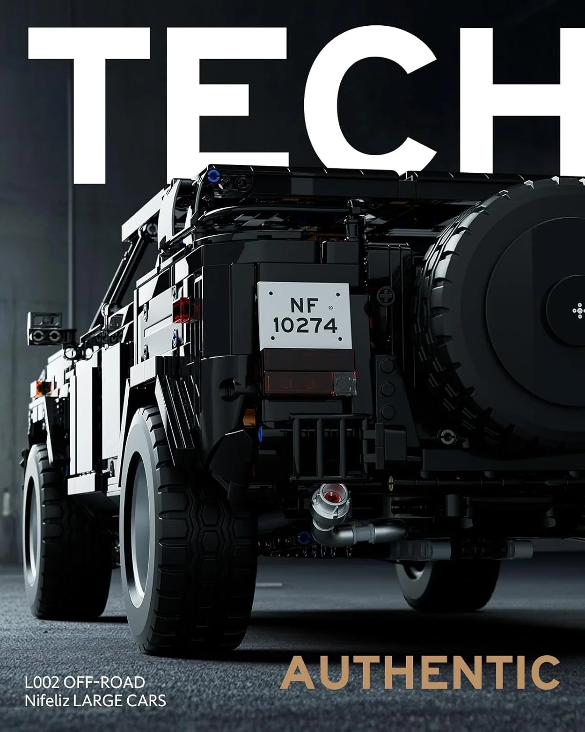 مجموعه ساخت ماشین مدل آفرود Nifeliz L002، هدیه کلکسیونی آفرود برای بزرگسالان و علاقه مندان به ماشین، ساخت و نمایش دقیق مدل کامیون SUV برای دکوراسیون منزل یا دفتر (3983 قطعه، NF10274) مجموعه ساخت ماشین مدل آفرود Nifeliz L002، هدیه کلکسیونی آفرود برای بزرگسالان و علاقه مندان به ماشین، ساخت و نمایش دقیق مدل کامیون SUV برای دکوراسیون منزل یا دفتر (3983 قطعه، NF10274)