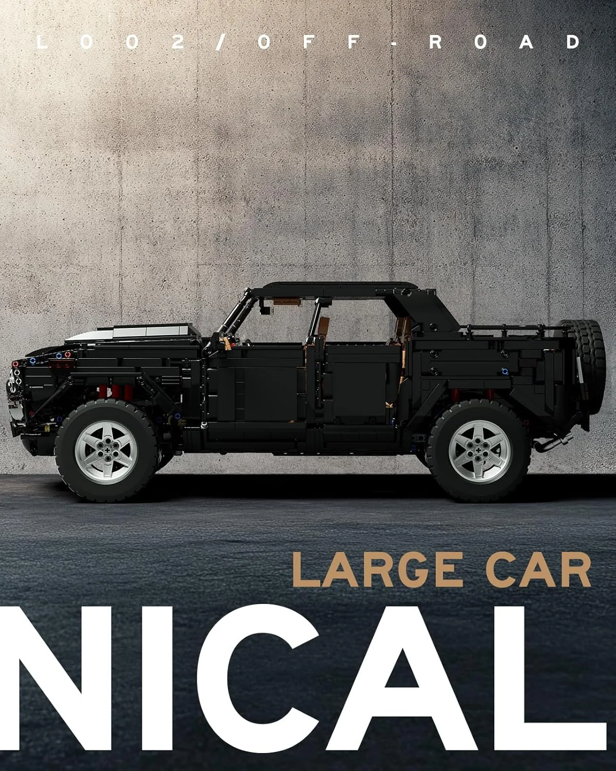 مجموعه ساخت ماشین مدل آفرود Nifeliz L002، هدیه کلکسیونی آفرود برای بزرگسالان و علاقه مندان به ماشین، ساخت و نمایش دقیق مدل کامیون SUV برای دکوراسیون منزل یا دفتر (3983 قطعه، NF10274) مجموعه ساخت ماشین مدل آفرود Nifeliz L002، هدیه کلکسیونی آفرود برای بزرگسالان و علاقه مندان به ماشین، ساخت و نمایش دقیق مدل کامیون SUV برای دکوراسیون منزل یا دفتر (3983 قطعه، NF10274)