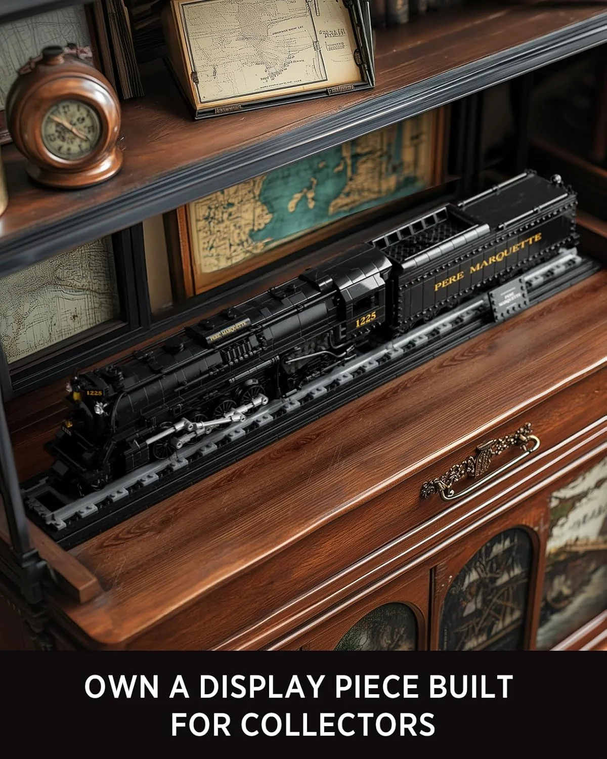 مجموعه بلوک های ساختنی قطار بخار قدیمی Nifeliz Zug 1225، اسباب بازی ساخت راه آهن لوکوموتیو، یک ایده هدیه ایده آل برای مردان و زنان (1587 قطعه، NF10323) مجموعه بلوک های ساختنی قطار بخار قدیمی Nifeliz Zug 1225، اسباب بازی ساخت راه آهن لوکوموتیو، یک ایده هدیه ایده آل برای مردان و زنان (1587 قطعه، NF10323)