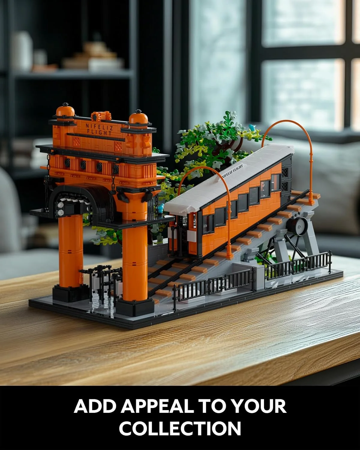 مجموعه ساختنی راه آهن هوایی نیفلیز، مدل نمایشی قطار کابلی قدیمی برای دکور، هدیه ای به یاد ماندنی برای بزرگسالان (2892 قطعه، NF10294) مجموعه ساختنی راه آهن هوایی نیفلیز، مدل نمایشی قطار کابلی قدیمی برای دکور، هدیه ای به یاد ماندنی برای بزرگسالان (2892 قطعه، NF10294)