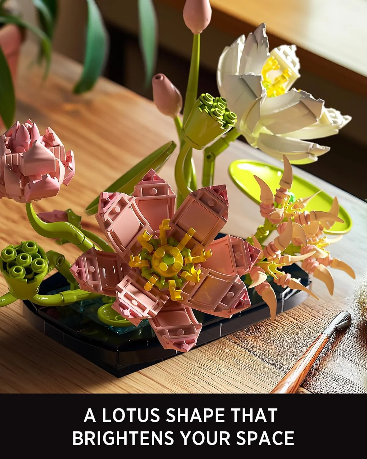 مجموعه ساخت گل نیلوفر آبی Nifeliz برای بزرگسالان، دکوری گیاهی برای میز یا دفتر کار، هدیه ای الهام گرفته از طبیعت برای دوستداران گیاهان و علاقه مندان به باغ (506 قطعه، NF10334) مجموعه ساخت گل نیلوفر آبی Nifeliz برای بزرگسالان، دکوری گیاهی برای میز یا دفتر کار، هدیه ای الهام گرفته از طبیعت برای دوستداران گیاهان و علاقه مندان به باغ (506 قطعه، NF10334)