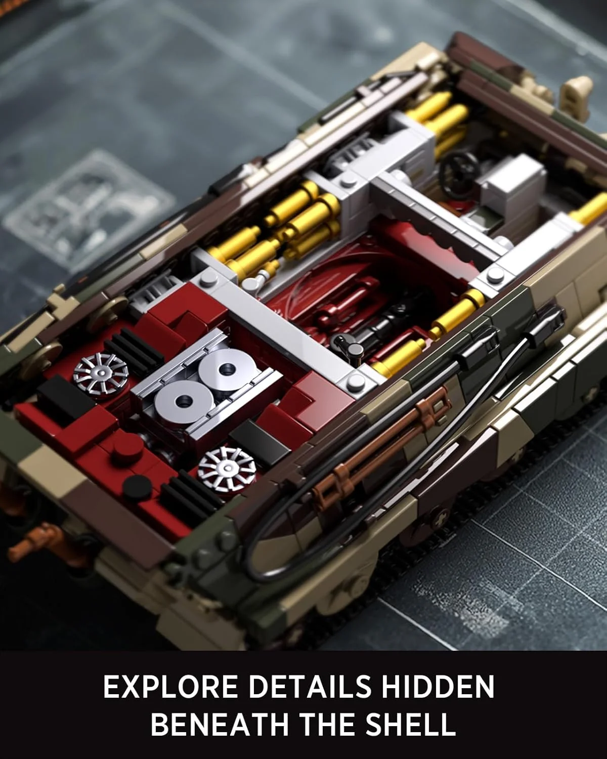 مجموعه ساخت تانک تایگر کینگ نیفلیز، مدل اسباب بازی تانک نظامی جنگ جهانی دوم برای بزرگسالان، قطعه کلکسیونی برای نمایش ارتش و هدیه برای علاقه مندان (1267 قطعه، NF10315) مجموعه ساخت تانک تایگر کینگ نیفلیز، مدل اسباب بازی تانک نظامی جنگ جهانی دوم برای بزرگسالان، قطعه کلکسیونی برای نمایش ارتش و هدیه برای علاقه مندان (1267 قطعه، NF10315)