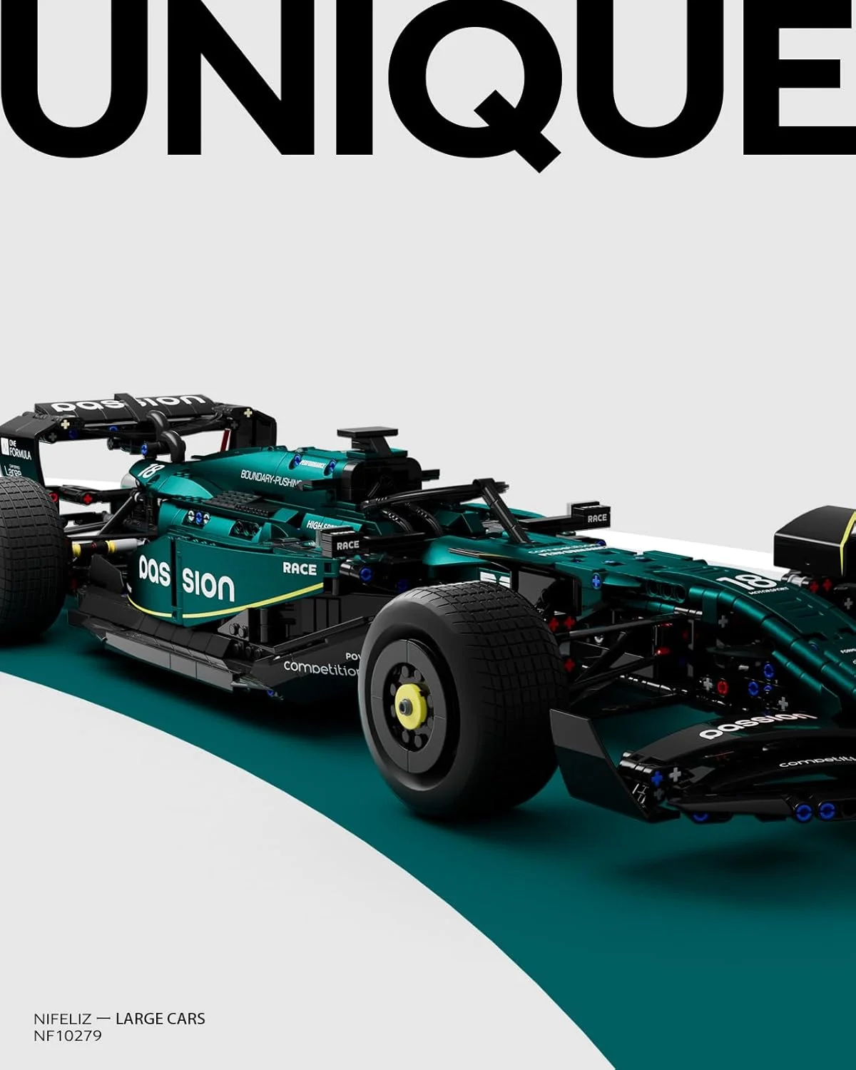 مجموعه ساخت ماشین مسابقه ای نیفلیز مدل AM24، ماشین ساختنی فنی برای بزرگسالان، هدیه برای مردان و زنان (2351 قطعه، NF10279) مجموعه ساخت ماشین مسابقه ای نیفلیز مدل AM24، ماشین ساختنی فنی برای بزرگسالان، هدیه برای مردان و زنان (2351 قطعه، NF10279)