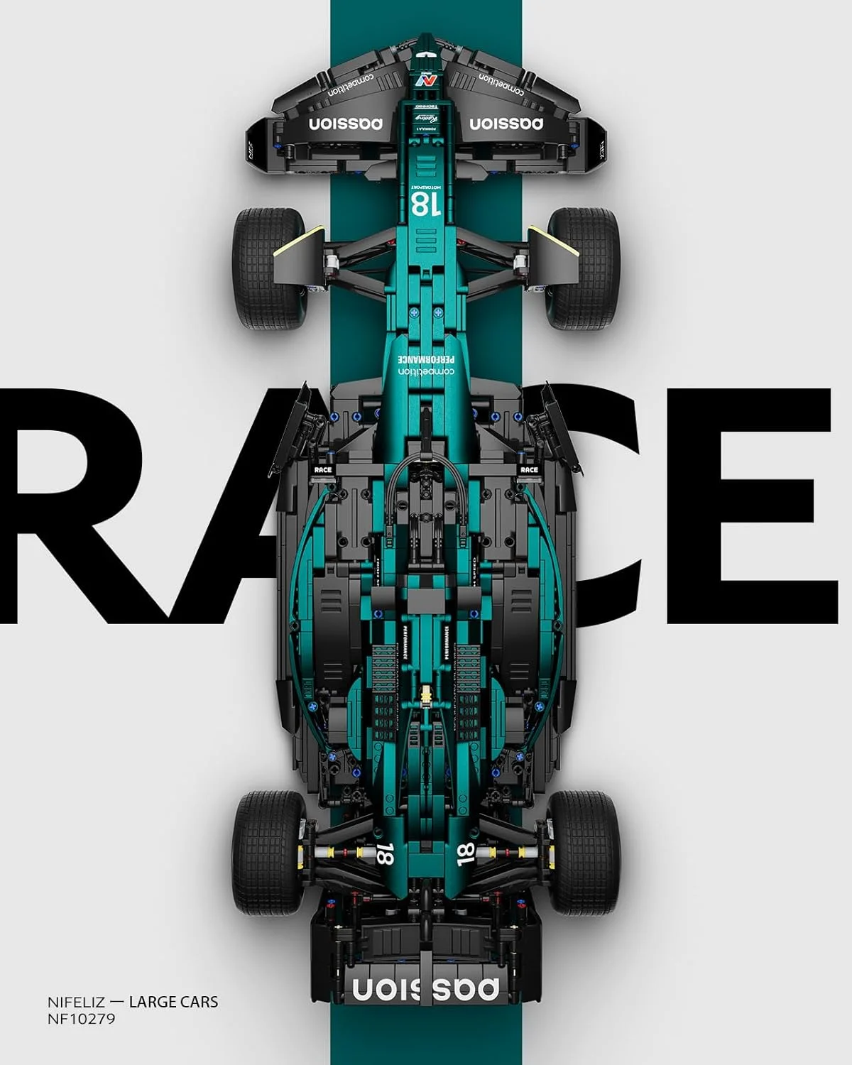 مجموعه ساخت ماشین مسابقه ای نیفلیز مدل AM24، ماشین ساختنی فنی برای بزرگسالان، هدیه برای مردان و زنان (2351 قطعه، NF10279) مجموعه ساخت ماشین مسابقه ای نیفلیز مدل AM24، ماشین ساختنی فنی برای بزرگسالان، هدیه برای مردان و زنان (2351 قطعه، NF10279)