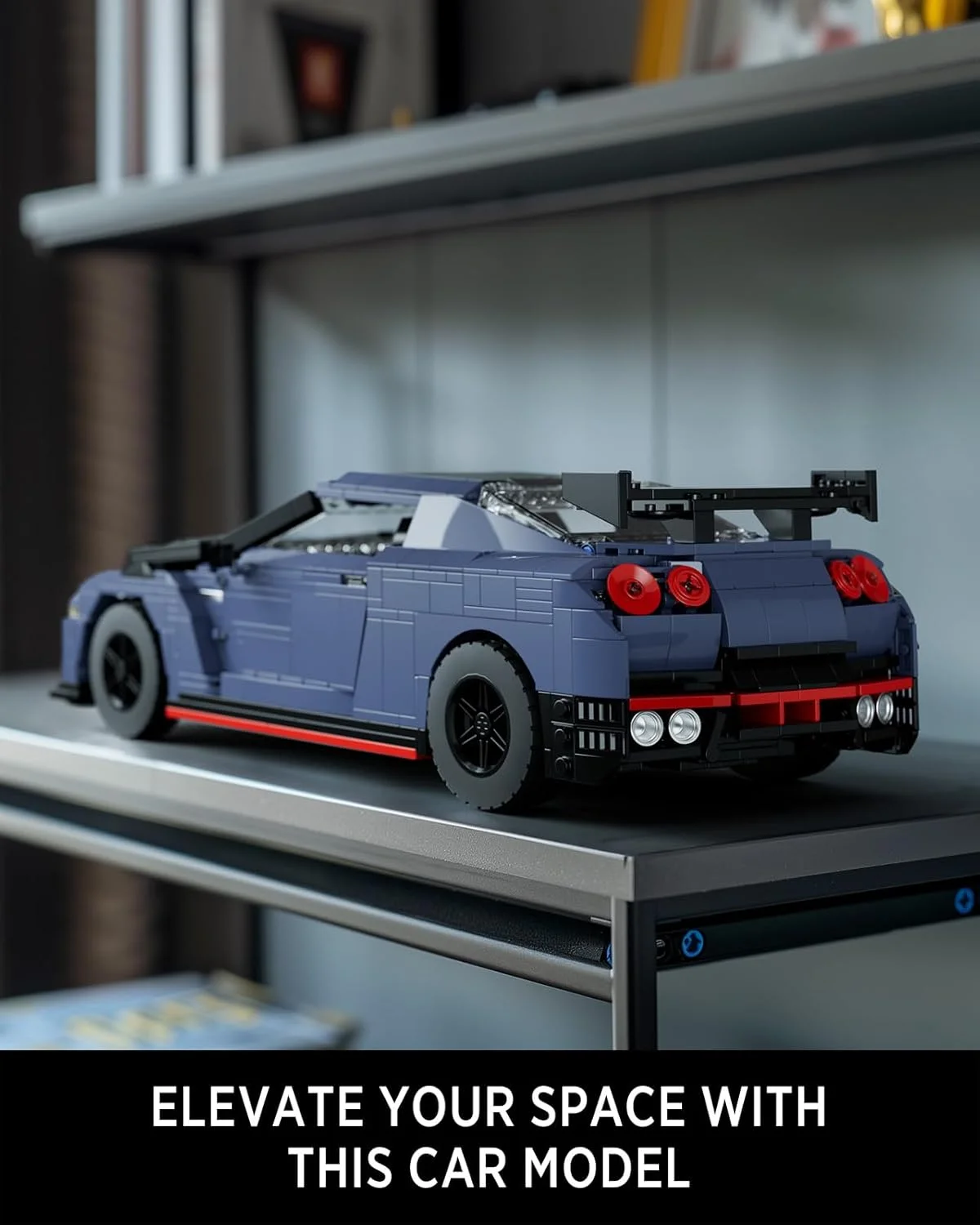 مجموعه ساخت ماشین اسپرت Nifeliz GTRS-35، مدل کلکسیونی در مقیاس 1:14 برای نمایش، هدیه ای برای علاقه مندان به ماشین (1323 قطعه، NF10285)