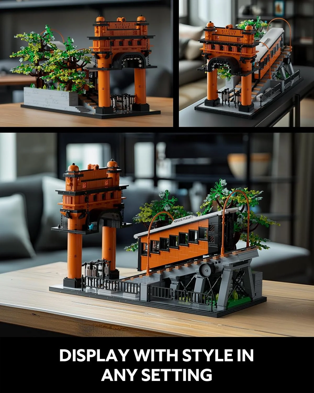 مجموعه ساختنی راه آهن هوایی نیفلیز، مدل نمایشی قطار کابلی قدیمی برای دکور، هدیه ای به یاد ماندنی برای بزرگسالان (2892 قطعه، NF10294) مجموعه ساختنی راه آهن هوایی نیفلیز، مدل نمایشی قطار کابلی قدیمی برای دکور، هدیه ای به یاد ماندنی برای بزرگسالان (2892 قطعه، NF10294)