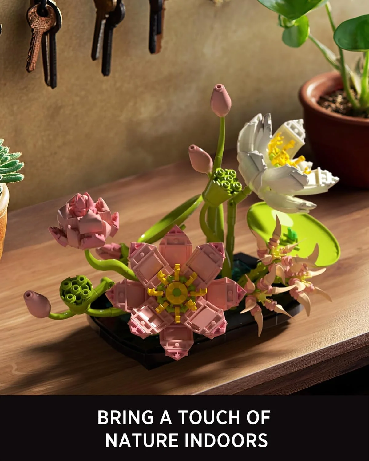 مجموعه ساخت گل نیلوفر آبی Nifeliz برای بزرگسالان، دکوری گیاهی برای میز یا دفتر کار، هدیه ای الهام گرفته از طبیعت برای دوستداران گیاهان و علاقه مندان به باغ (506 قطعه، NF10334) مجموعه ساخت گل نیلوفر آبی Nifeliz برای بزرگسالان، دکوری گیاهی برای میز یا دفتر کار، هدیه ای الهام گرفته از طبیعت برای دوستداران گیاهان و علاقه مندان به باغ (506 قطعه، NF10334)