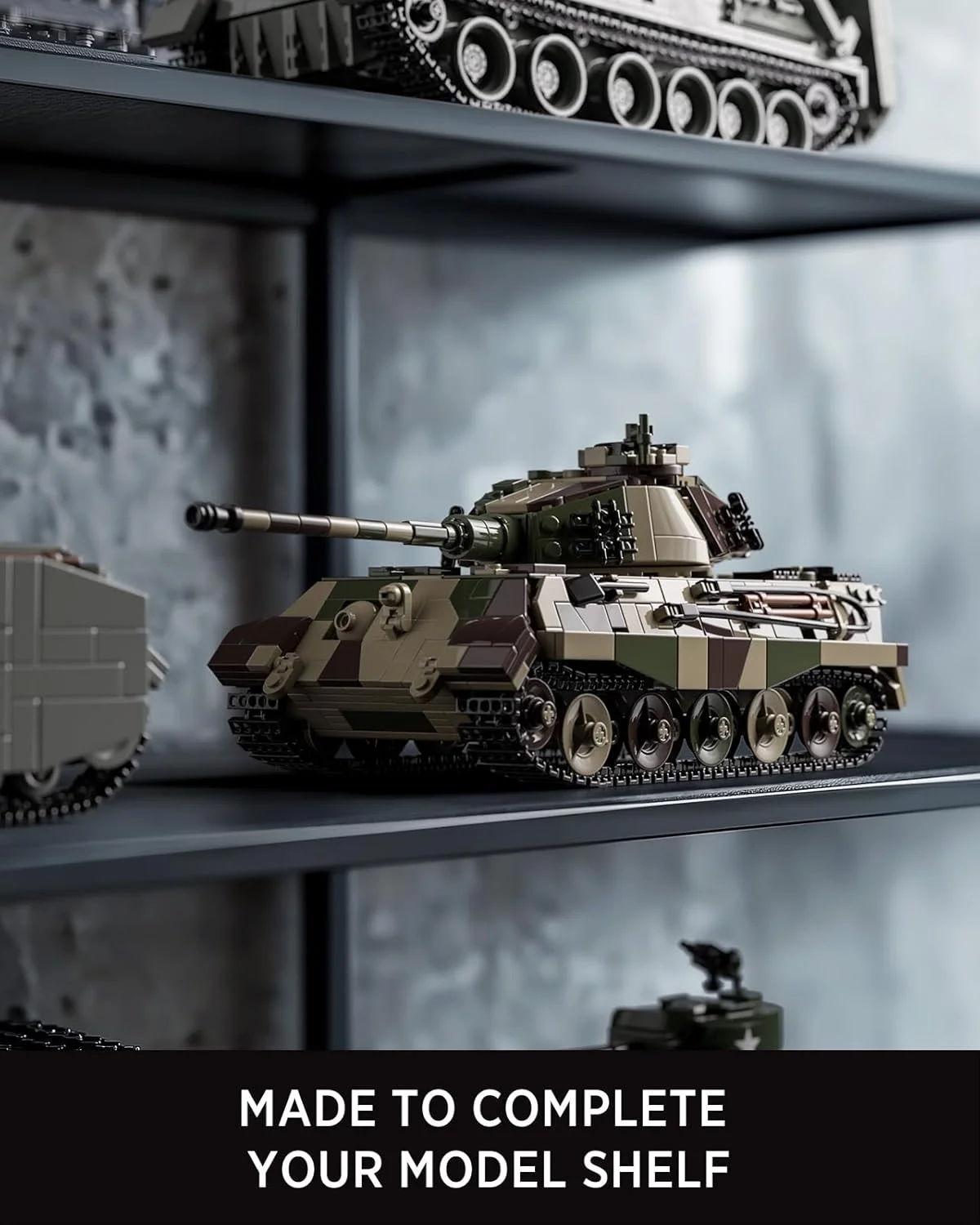 مجموعه ساخت تانک تایگر کینگ نیفلیز، مدل اسباب بازی تانک نظامی جنگ جهانی دوم برای بزرگسالان، قطعه کلکسیونی برای نمایش ارتش و هدیه برای علاقه مندان (1267 قطعه، NF10315) مجموعه ساخت تانک تایگر کینگ نیفلیز، مدل اسباب بازی تانک نظامی جنگ جهانی دوم برای بزرگسالان، قطعه کلکسیونی برای نمایش ارتش و هدیه برای علاقه مندان (1267 قطعه، NF10315)