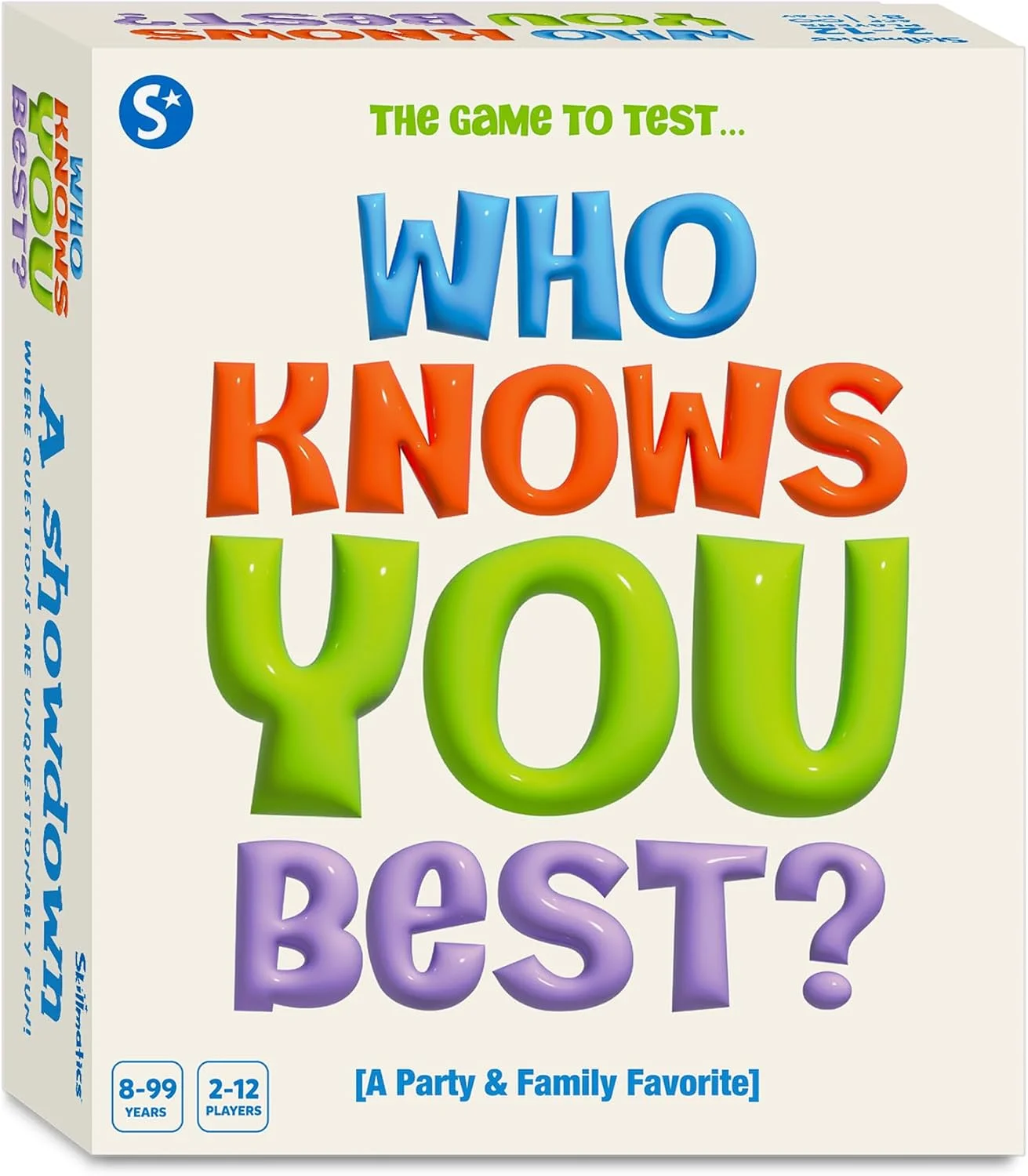 بازی کارتی Skillmatics - چه کسی شما را بهتر می شناسد، بازی مهمانی خانوادگی برای پسران، دختران، کودکان، نوجوانان و بزرگسالان، سرگرم کننده برای شب بازی، هدیه برای سنین 8، 9، 10 سال و بالاتر بازی کارتی Skillmatics - چه کسی شما را بهتر می شناسد، بازی مهمانی خانوادگی برای پسران، دختران، کودکان، نوجوانان و بزرگسالان، سرگرم کننده برای شب بازی، هدیه برای سنین 8، 9، 10 سال و بالاتر