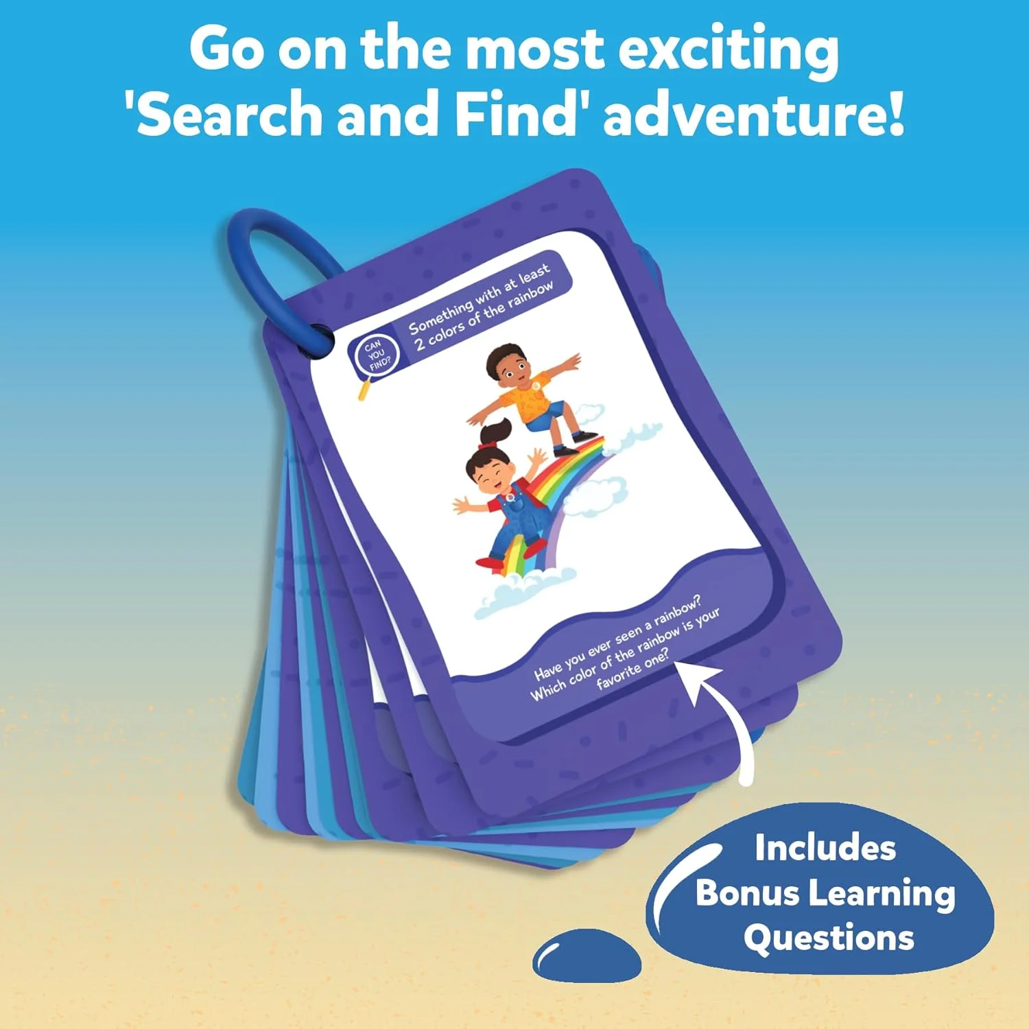 بازی کارتی جستجو Skillmatics - ساحل، اسباب بازی های آموزشی فضای باز، مناسب برای پسران، دختران و خانواده هایی که عاشق بازی های رومیزی هستند، 50 کارت ضد آب، بازی مسافرتی، هدیه برای سنین 4، 5، 6، 7 سال بازی کارتی جستجو Skillmatics - ساحل، اسباب بازی های آموزشی فضای باز، مناسب برای پسران، دختران و خانواده هایی که عاشق بازی های رومیزی هستند، 50 کارت ضد آب، بازی مسافرتی، هدیه برای سنین 4، 5، 6، 7 سال