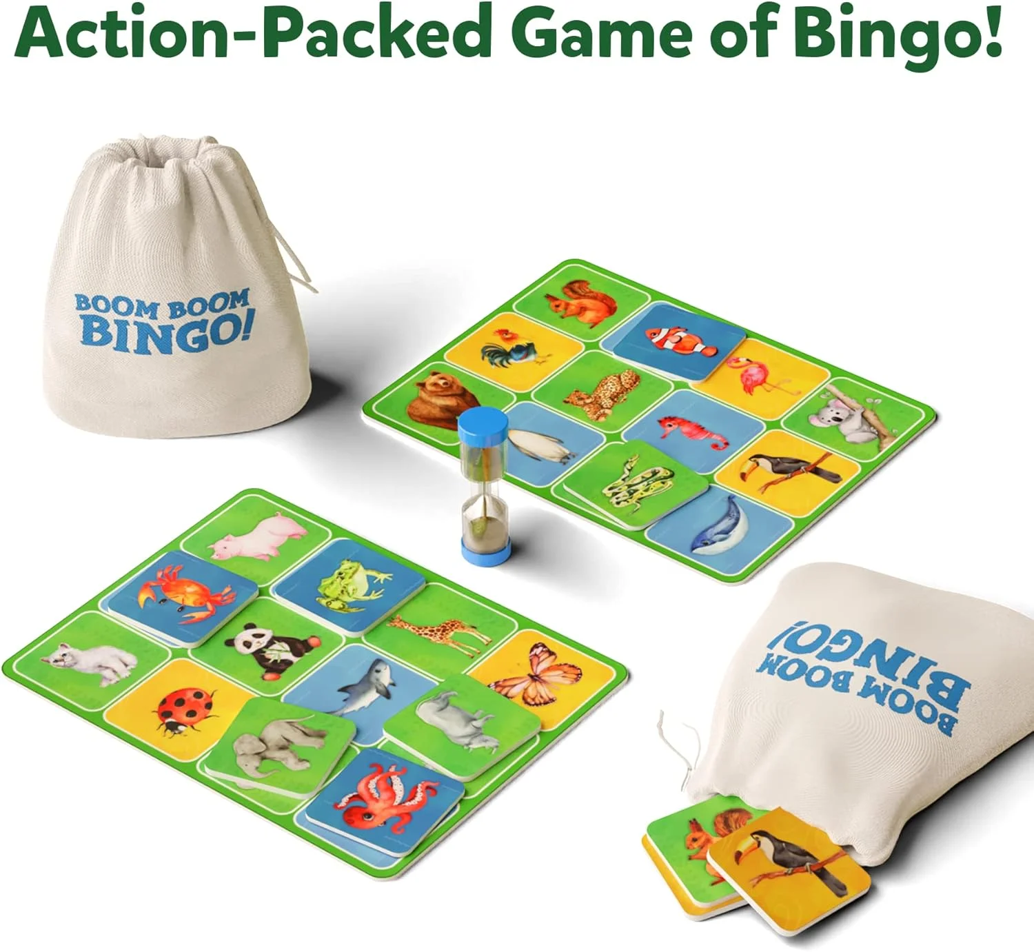 بازی فکری بینگو Skillmatics مدل دنیای حیوانات، بازی تطبیق سریع و سرگرم کننده، مناسب برای پسران و دختران 4 تا 7 سال بازی فکری بینگو Skillmatics مدل دنیای حیوانات، بازی تطبیق سریع و سرگرم کننده، مناسب برای پسران و دختران 4 تا 7 سال