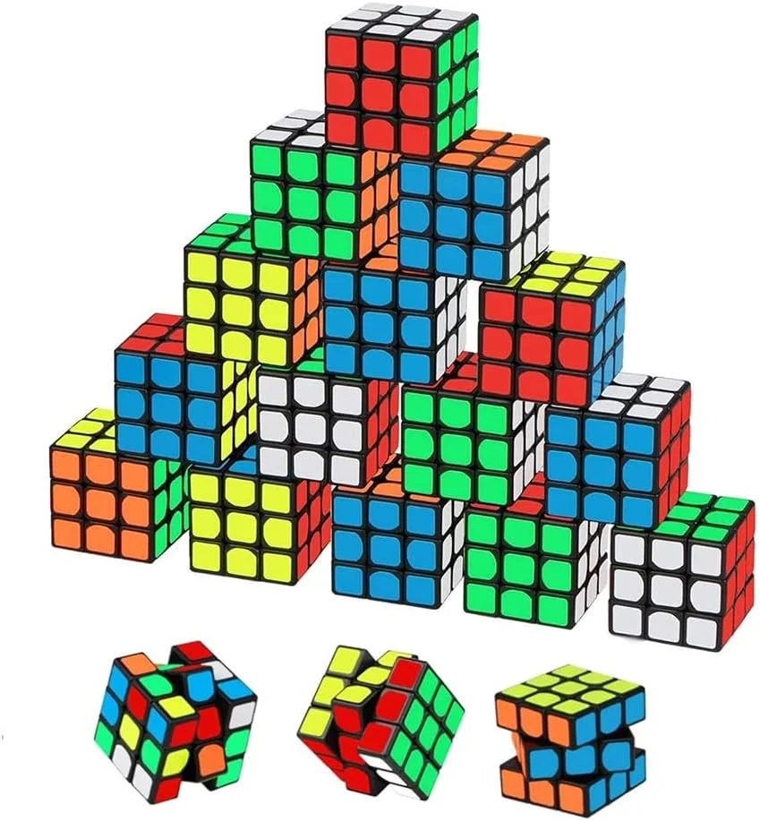 پازل مکعب جادویی کوچک TOY GARDEN برای کودکان، بسته 20 عددی، اسباب بازی آموزشی قابل حمل تقویت کننده ذهن، هدیه ای برای پسران، دختران، بزرگسالان و سالمندان، هدیه مهمانی، مجموعه بازی پازل پازل مکعب جادویی کوچک TOY GARDEN برای کودکان، بسته 20 عددی، اسباب بازی آموزشی قابل حمل تقویت کننده ذهن، هدیه ای برای پسران، دختران، بزرگسالان و سالمندان، هدیه مهمانی، مجموعه بازی پازل