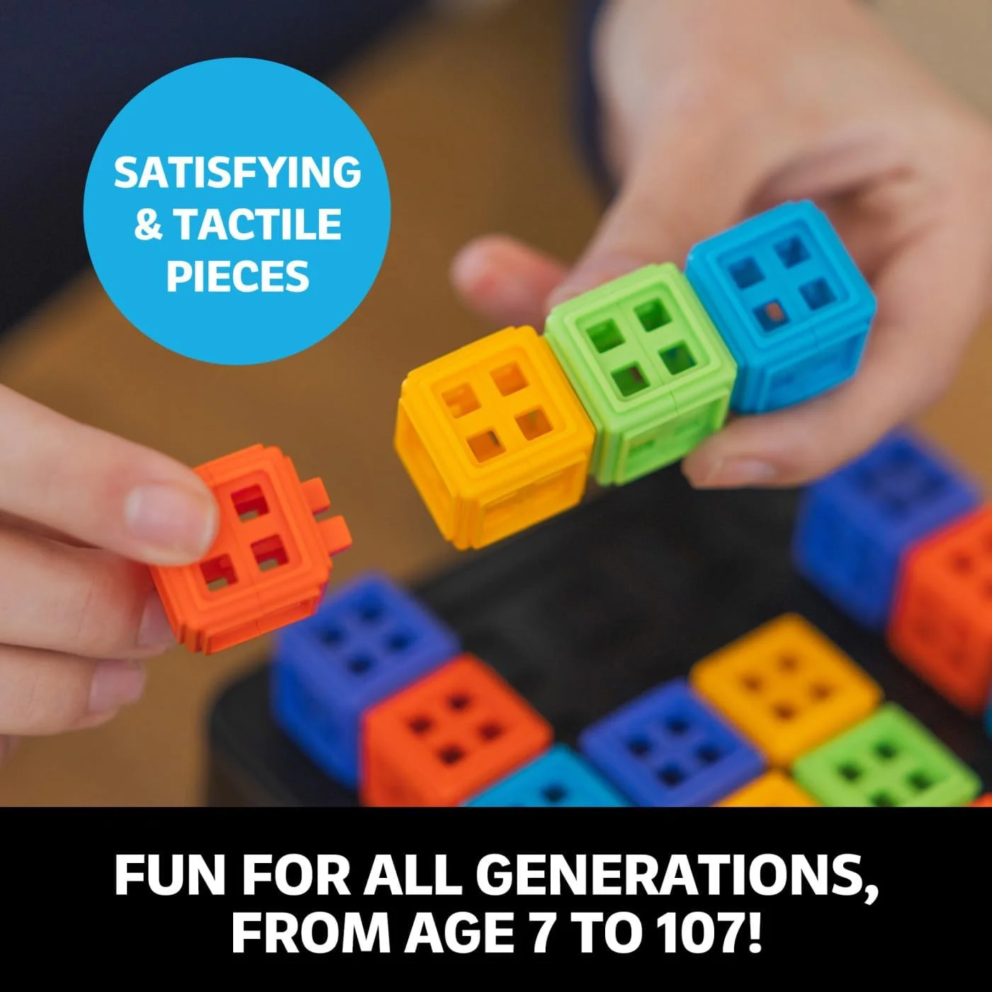 بازی فکری سودوکوب Kanoodle® Educational Insights - پازل سه بعدی تقویت ذهن، بازی سودوکو جیبی، پازل های رنگی و بازی های تخته ای دستی برای مسافرت، هدیه برای دوستداران سودوکو از جمله کودکان، نوجوانان و بزرگسالان 7 سال به بالا