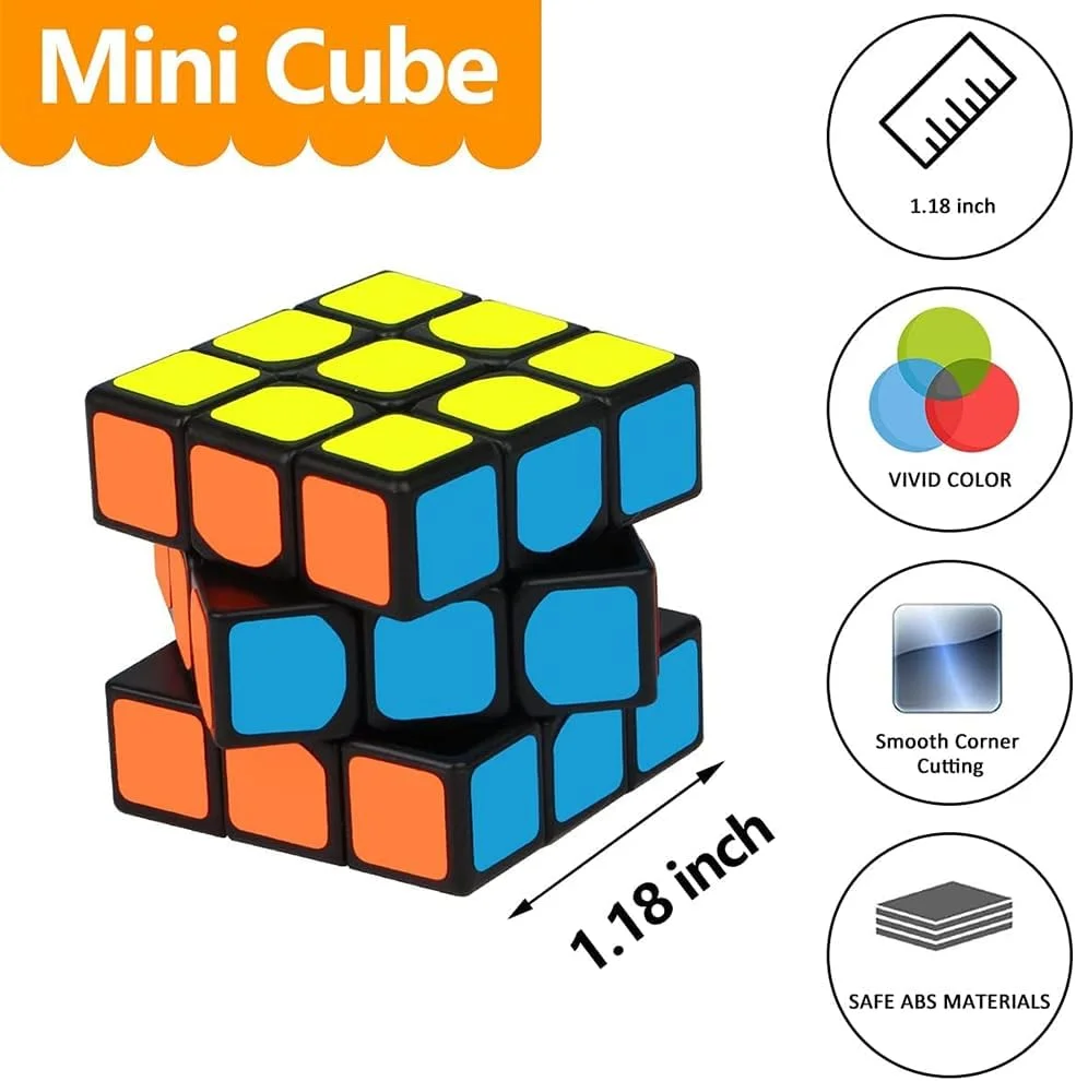 پازل مکعب جادویی کوچک TOY GARDEN برای کودکان، بسته 20 عددی، اسباب بازی آموزشی قابل حمل تقویت کننده ذهن، هدیه ای برای پسران، دختران، بزرگسالان و سالمندان، هدیه مهمانی، مجموعه بازی پازل پازل مکعب جادویی کوچک TOY GARDEN برای کودکان، بسته 20 عددی، اسباب بازی آموزشی قابل حمل تقویت کننده ذهن، هدیه ای برای پسران، دختران، بزرگسالان و سالمندان، هدیه مهمانی، مجموعه بازی پازل