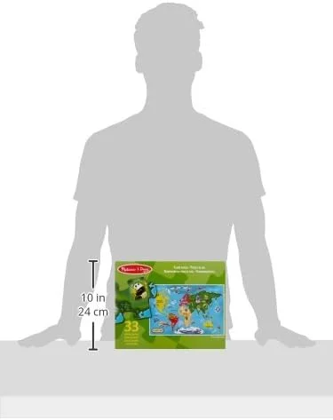 پازل نقشه جهان ملیسا و داگ مدل 10446