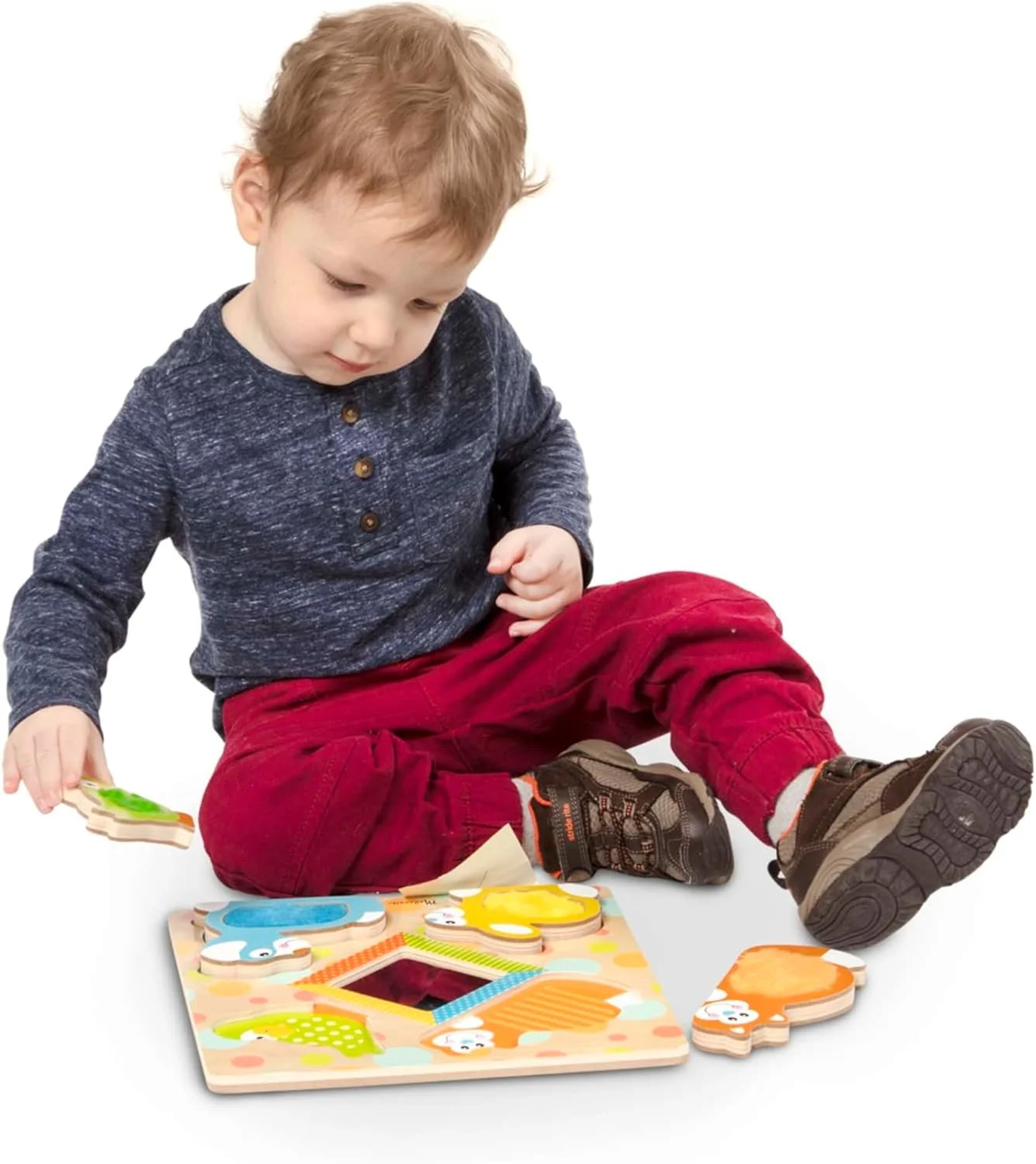 پازل چوبی لمسی ملیسا و داگ مدل First Play