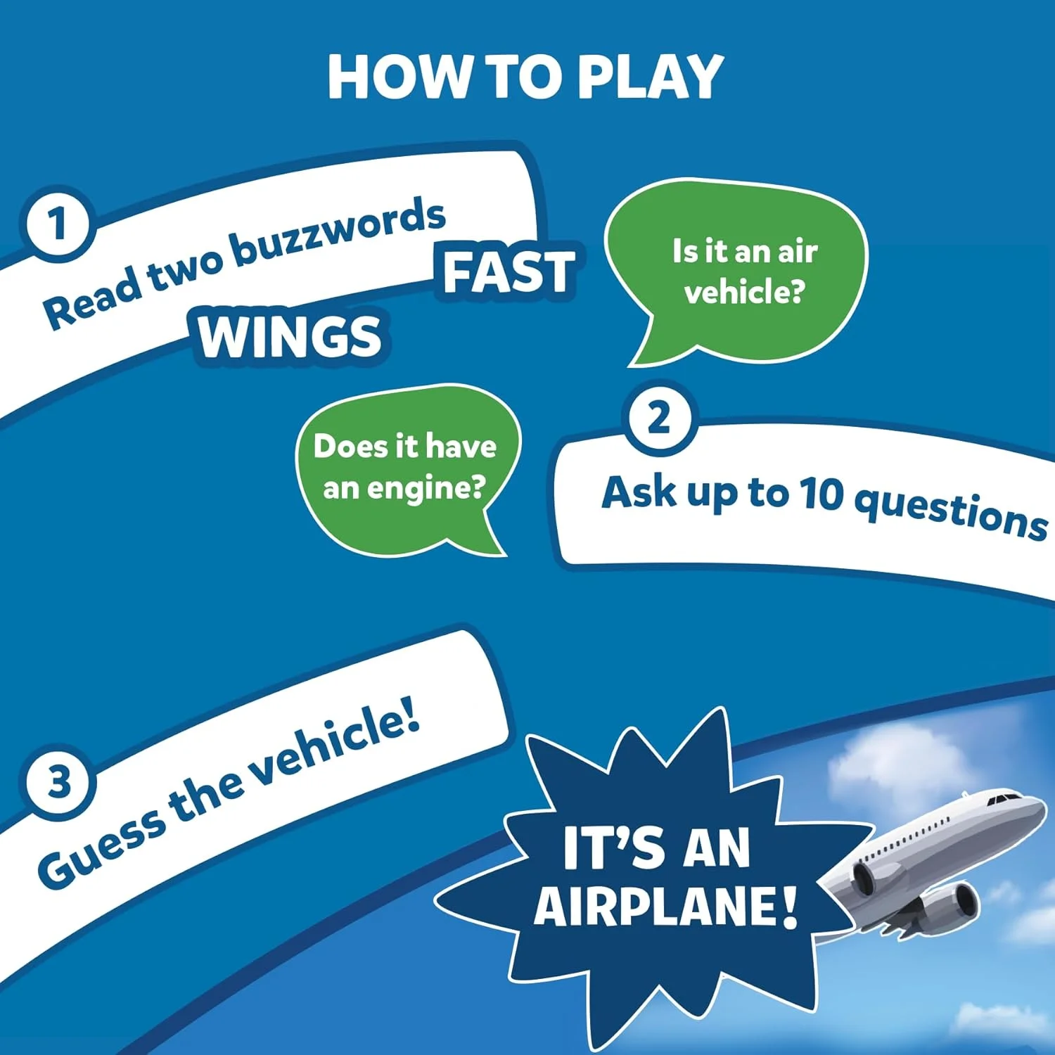 بازی کارتی Skillmatics - حدس بزنید در 10 مورد وسایل نقلیه، مناسب برای پسران، دختران، کودکان و خانواده هایی که عاشق بازی های تخته ای و اسباب بازی های آموزشی هستند، مناسب برای مسافرت، هدیه برای سنین 6، 7، 8، 9 سال