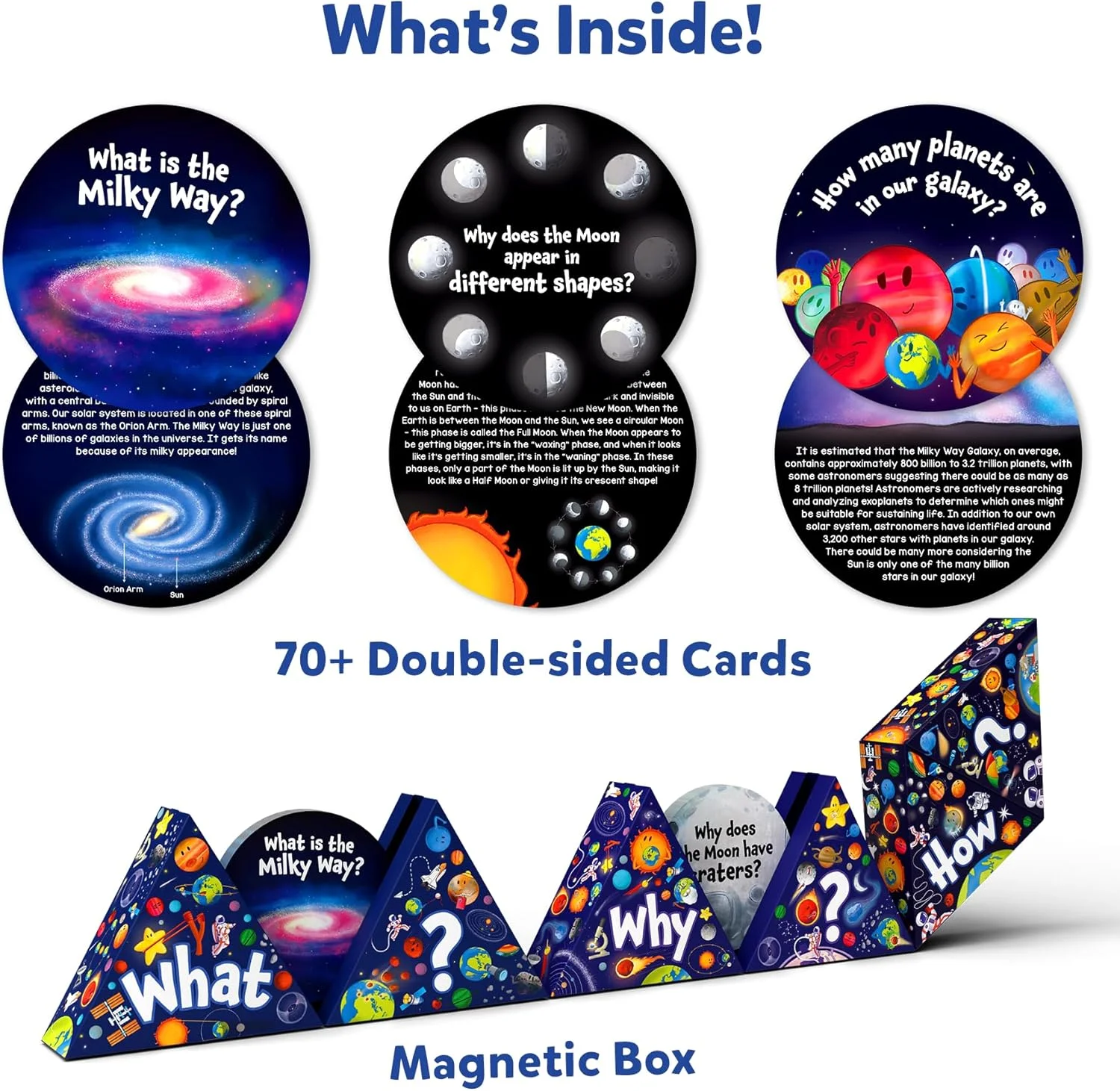 کارت های آموزشی Skillmatics - تکه های علمی فضا، اسباب بازی های آموزشی STEM و وسایل کمک آموزشی برای کودکان، هدیه برای پسران و دختران 7، 8، 9 سال به بالا، آموزش در منزل، کلاس درس و فعالیت مسافرتی
