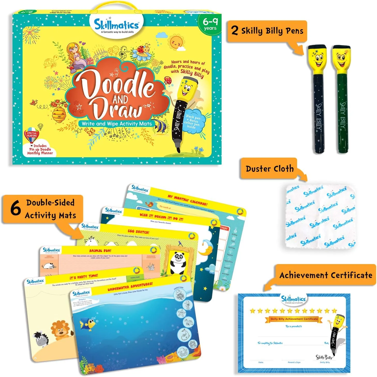 اسکیل‌ماتیکس دودل اند دراو، چند رنگ، 6 ماه به بالا، Skill05Ddb