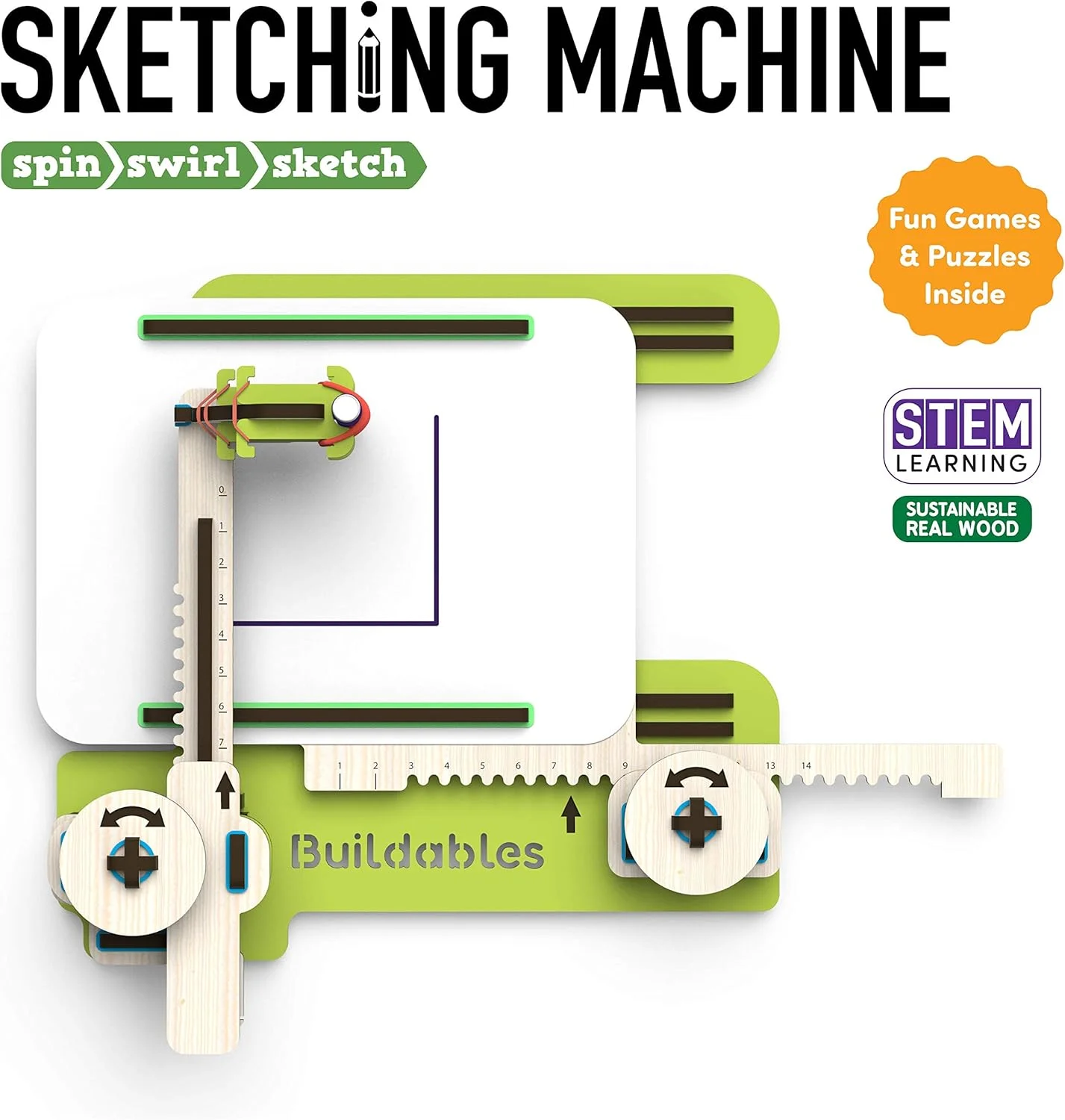 ماشین طراحی Skillmatics (۸ تا ۹۹ سال) اسباب بازی آموزشی، ساختنی و یادگیری STEM، Skillmatics، Skill51Bsm