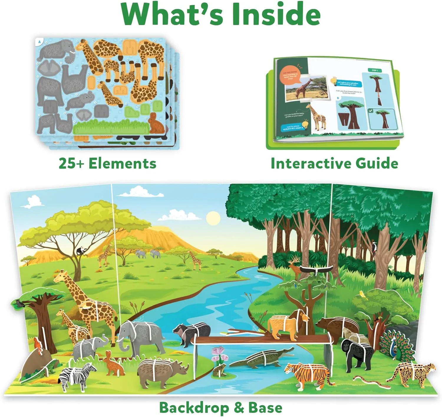 اسباب بازی ساختنی استم Skillmatics: دنیای من، سرزمین دایناسورها، هدیه ای برای کودکان 3 تا 7 سال، مجموعه بازی سرگرم کننده و آموزشی برای کودکان پیش دبستانی، Skill100Mwld