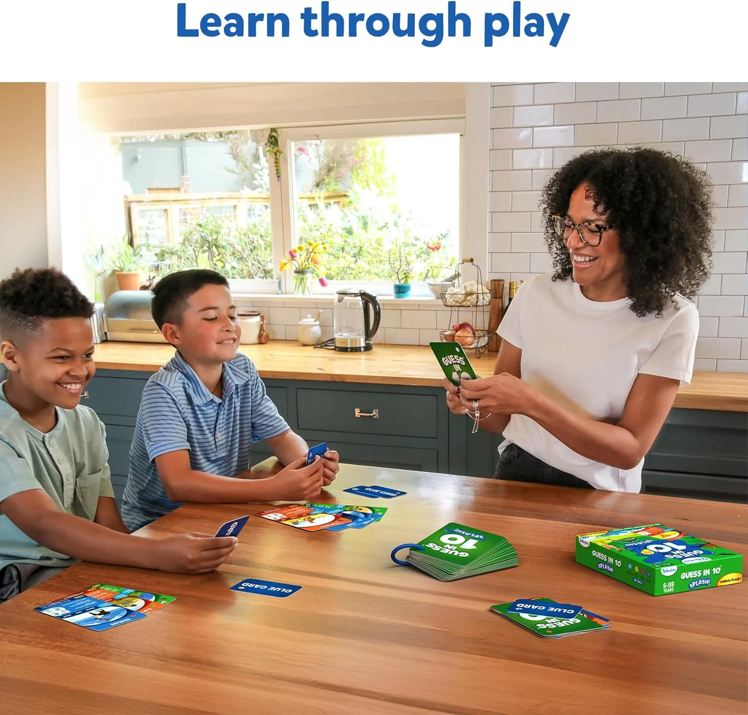 بازی کارتی و آموزشی Skillmatics Guess in 10 Splash مناسب استخر، ساحل، سفرهای دریایی، هدیه سرگرم کننده برای کودکان، نوجوانان و بزرگسالان، 6 سال به بالا، 2-6 بازیکن بازی کارتی و آموزشی Skillmatics Guess in 10 Splash مناسب استخر، ساحل، سفرهای دریایی، هدیه سرگرم کننده برای کودکان، نوجوانان و بزرگسالان، 6 سال به بالا، 2-6 بازیکن