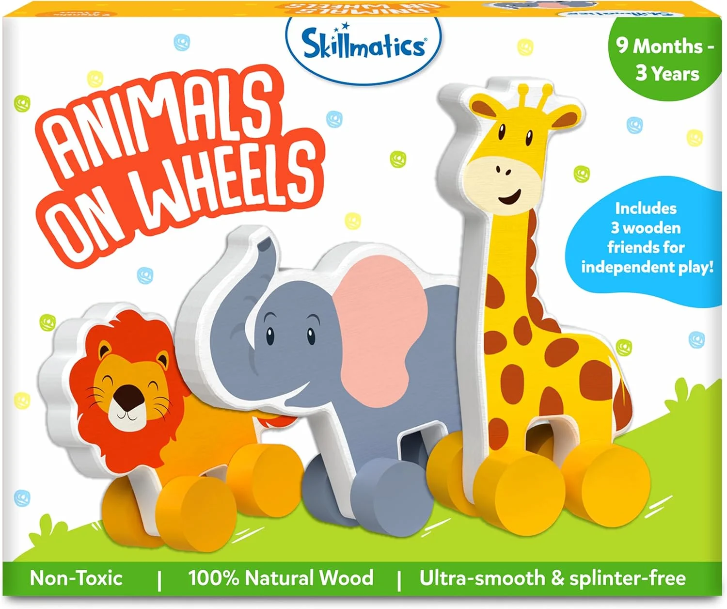 اسباب بازی های چوبی حیوانات چرخ دار Skillmatics، بازی تخیلی برای کودکان نوپا، هدایای آموزشی برای نوزادان 9 ماهه تا 3 ساله اسباب بازی های چوبی حیوانات چرخ دار Skillmatics، بازی تخیلی برای کودکان نوپا، هدایای آموزشی برای نوزادان 9 ماهه تا 3 ساله