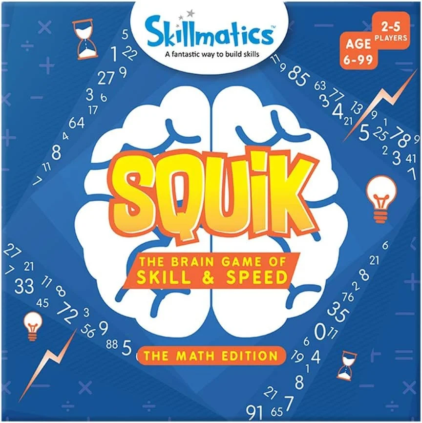 بازی فکری Skillmatics Squik: نسخه ریاضی (مناسب 6 تا 99 سال)، چند رنگ، Skill31Sme بازی فکری Skillmatics Squik: نسخه ریاضی (مناسب 6 تا 99 سال)، چند رنگ، Skill31Sme