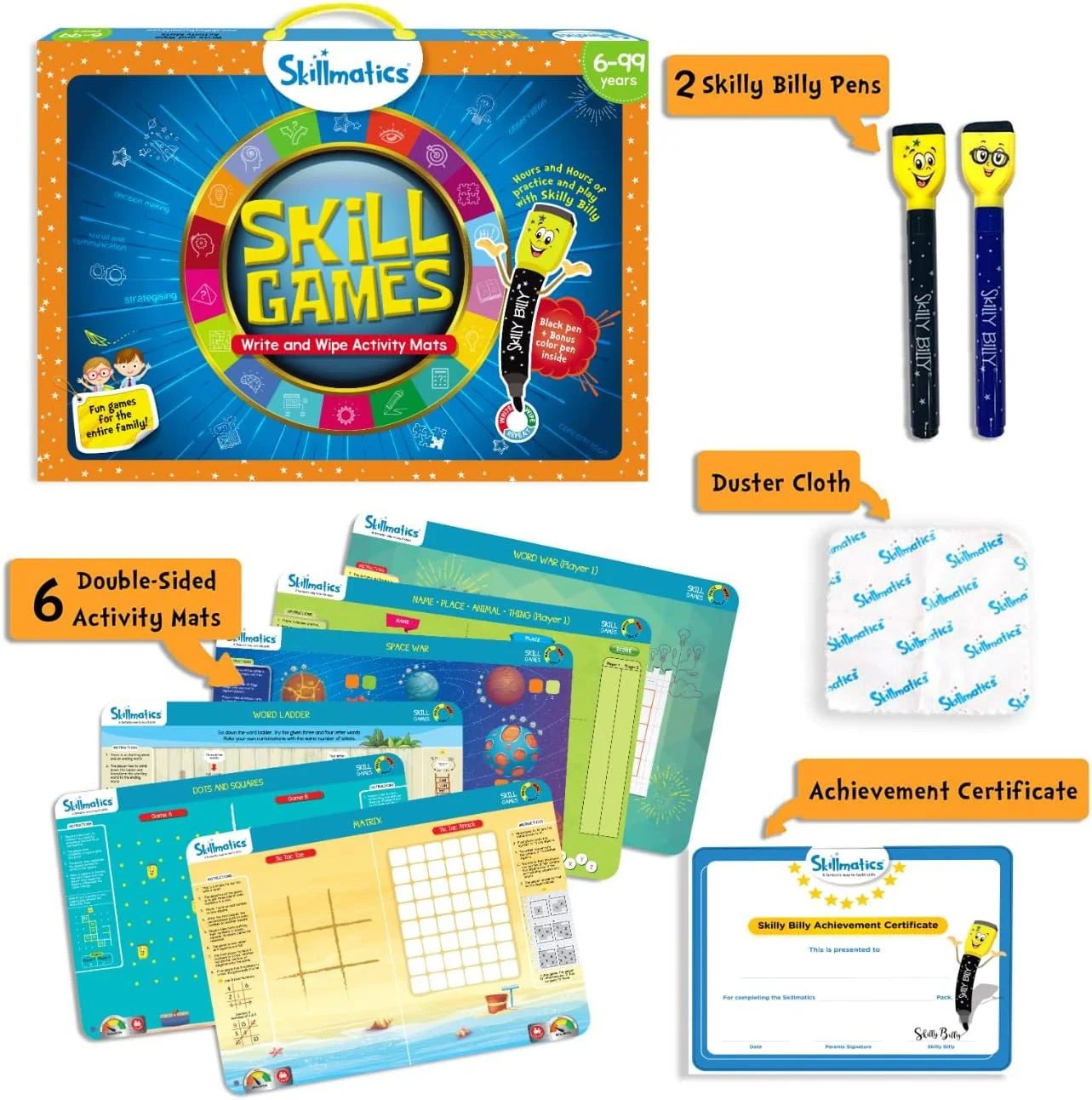 بازی های مهارتی Skillmatics، مجموعه 1 عددی