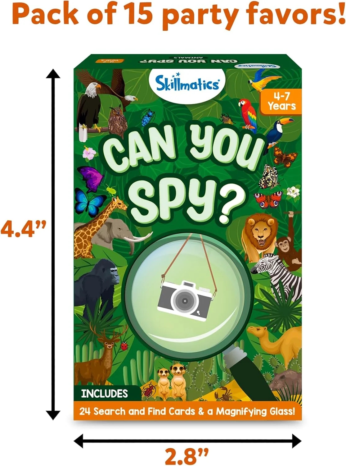 بسته 15 عددی هدیه مهمانی Skillmatics - آیا می توانید پیدا کنید؟ کیف جایزه، بازی جستجو، برای کودکان 4-7 ساله بسته 15 عددی هدیه مهمانی Skillmatics - آیا می توانید پیدا کنید؟ کیف جایزه، بازی جستجو، برای کودکان 4-7 ساله