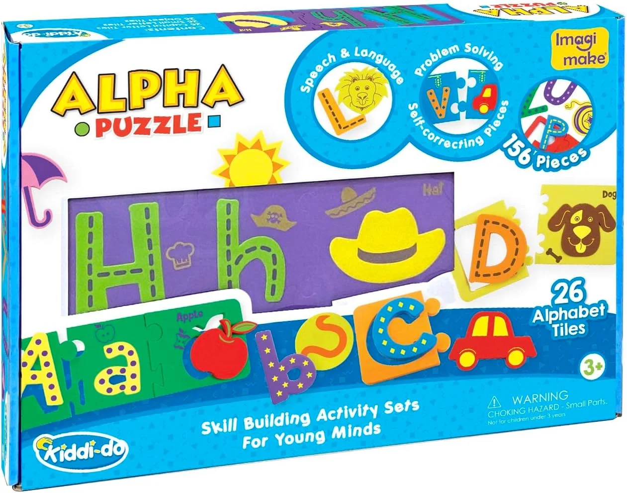 پازل الفبای ایمیجیمیک | حروف الفبا برای آموزش کودکان | اسباب بازی های آموزشی و مونته سوری برای کودکان 3+ سال | مهارت های حرکتی ظریف | هدیه تولد برای پسران و دختران پازل الفبای ایمیجیمیک | حروف الفبا برای آموزش کودکان | اسباب بازی های آموزشی و مونته سوری برای کودکان 3+ سال | مهارت های حرکتی ظریف | هدیه تولد برای پسران و دختران