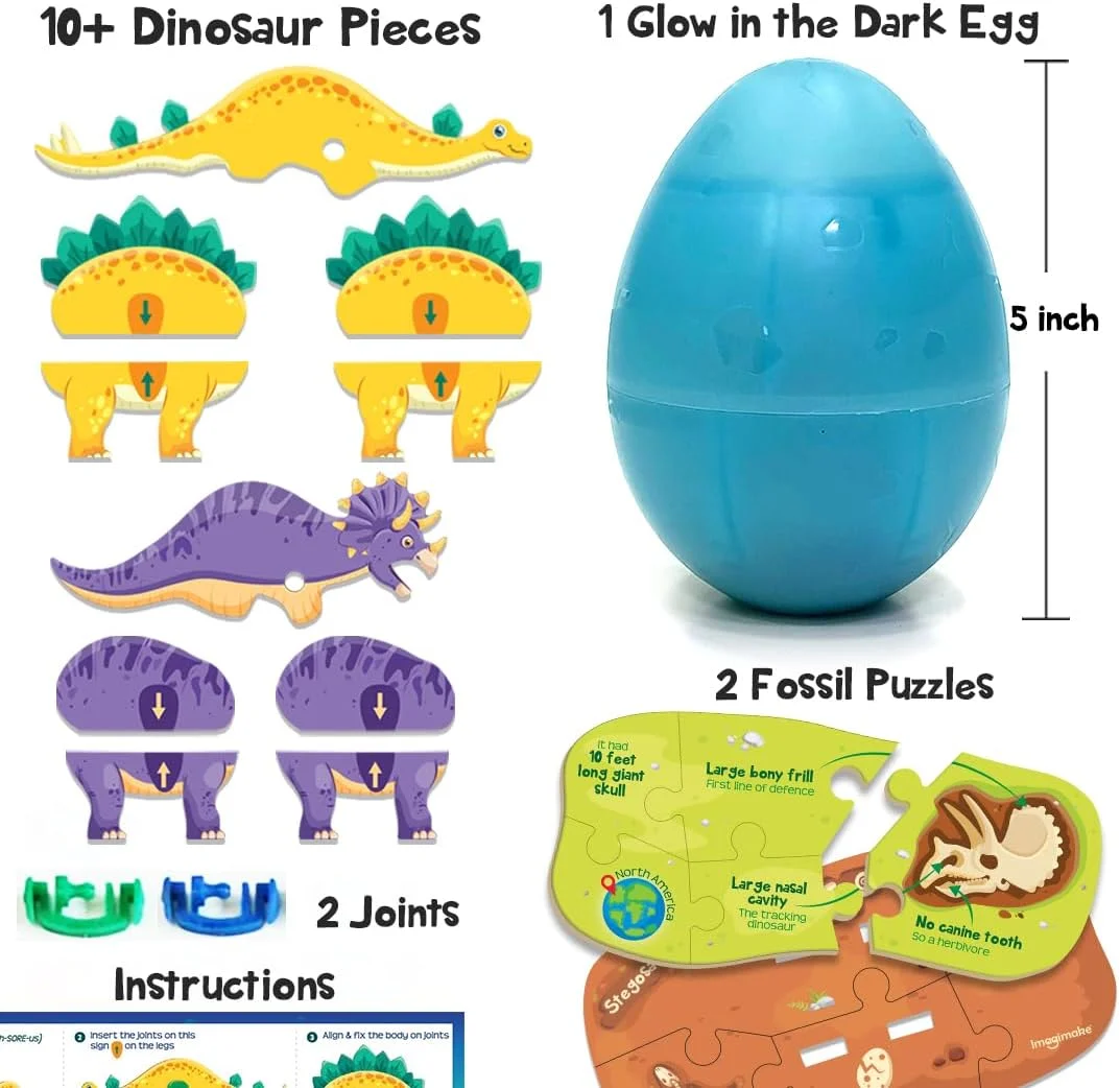 ایماجیمیک مپولوژی دایناسورهای شبتاب و تخم | پازل سه بعدی دایناسور برای کودکان | ساخت و بازی با اسباببازیهای دایناسور شبتاب | هدیه تولد و یادگاری برای کودکان 5، 6، 7، 8، 9 ساله ایماجیمیک مپولوژی دایناسورهای شبتاب و تخم | پازل سه بعدی دایناسور برای کودکان | ساخت و بازی با اسباببازیهای دایناسور شبتاب | هدیه تولد و یادگاری برای کودکان 5، 6، 7، 8، 9 ساله