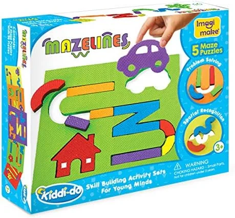 مجموعه فعالیت و پازل مازلاینز ایماجیمیک (3 سال به بالا) برای تقویت حل مسئله و تشخیص فضایی، فوم 8 میلیمتری (چند رنگ) مجموعه فعالیت و پازل مازلاینز ایماجیمیک (3 سال به بالا) برای تقویت حل مسئله و تشخیص فضایی، فوم 8 میلیمتری (چند رنگ)