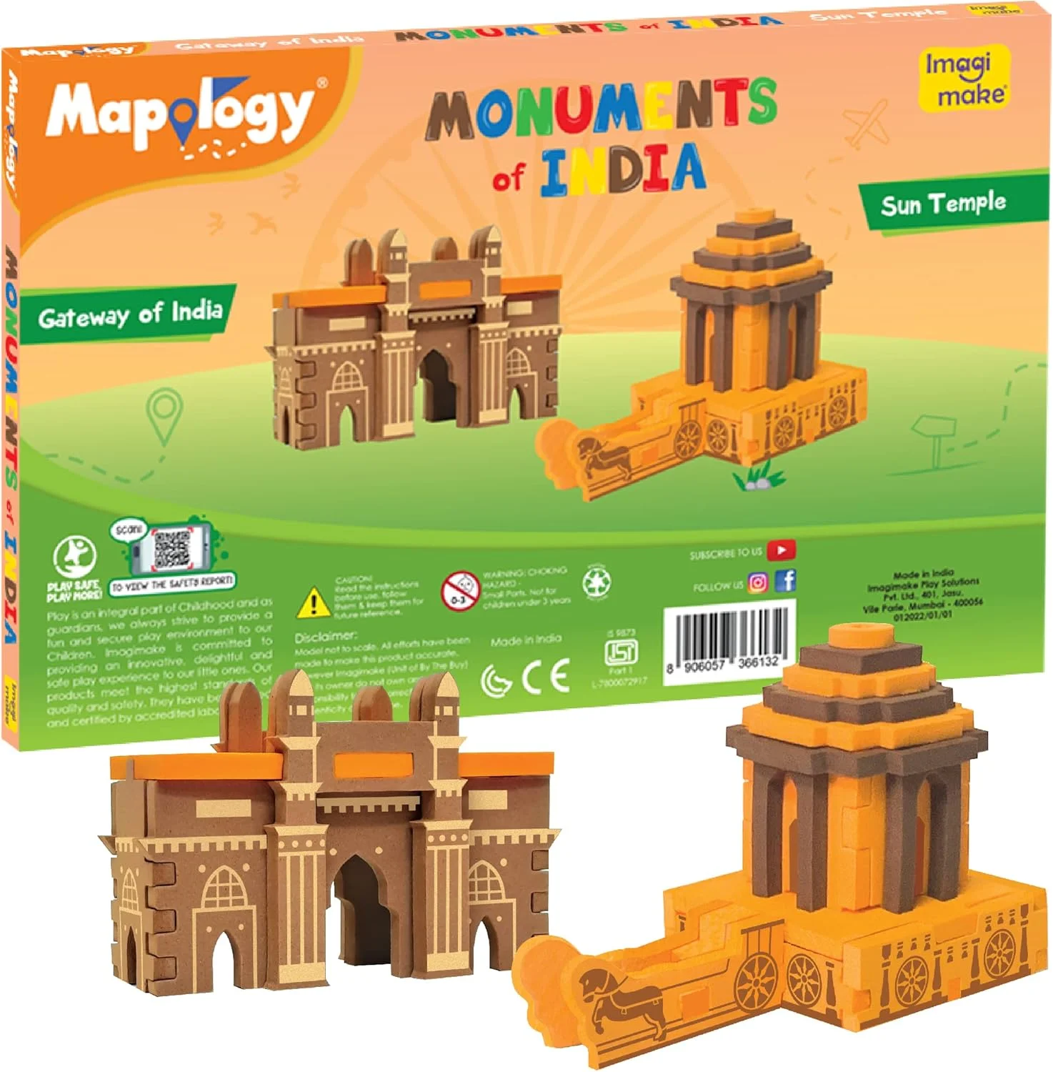 مجموعه مینی بناهای تاریخی ایمیجیمیک - اسباب بازی آموزشی برای پسران و دختران بالای 5 سال - بسته متنوع 6 عددی، کودک مجموعه مینی بناهای تاریخی ایمیجیمیک - اسباب بازی آموزشی برای پسران و دختران بالای 5 سال - بسته متنوع 6 عددی، کودک