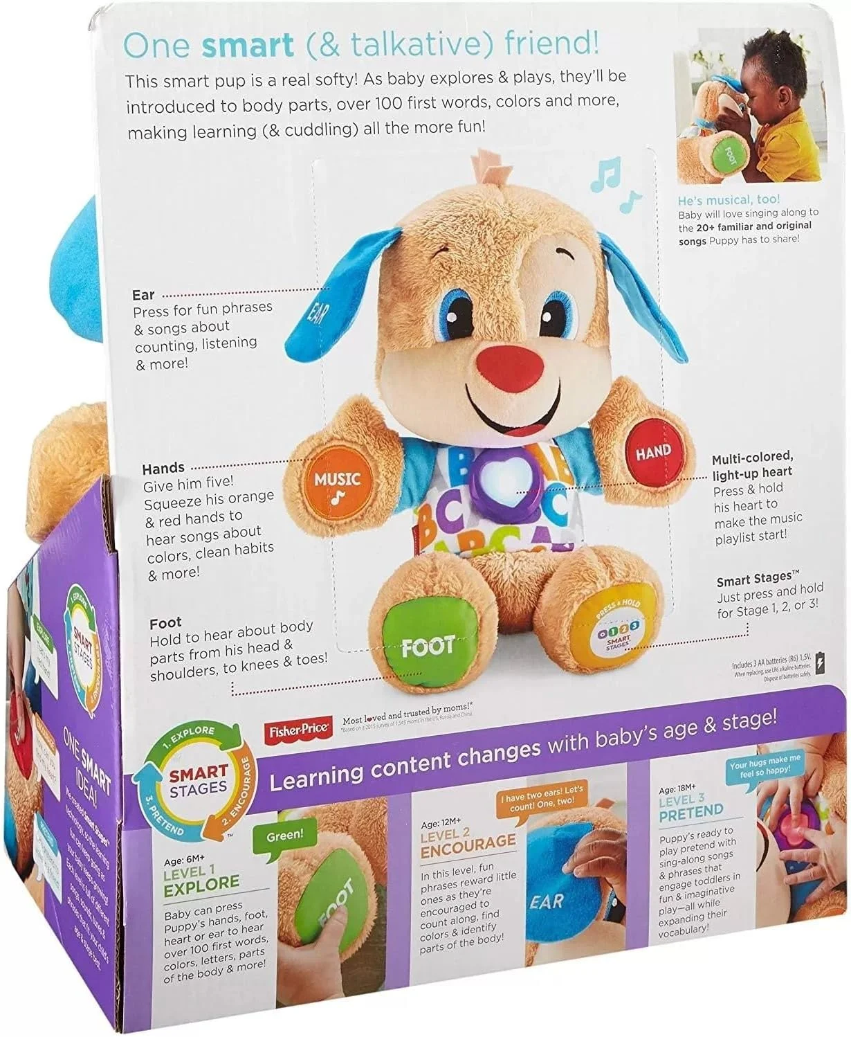 سگ سخنگو و آموزشی اولین کلمات فیشر پرایس - QE